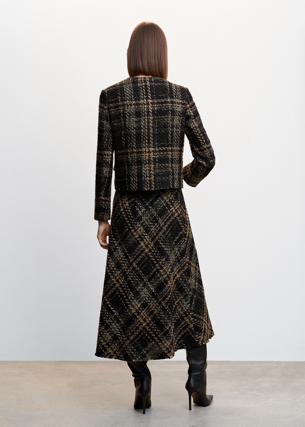 Tweed jacket with pockets - Women | MANGO OUTLET USA