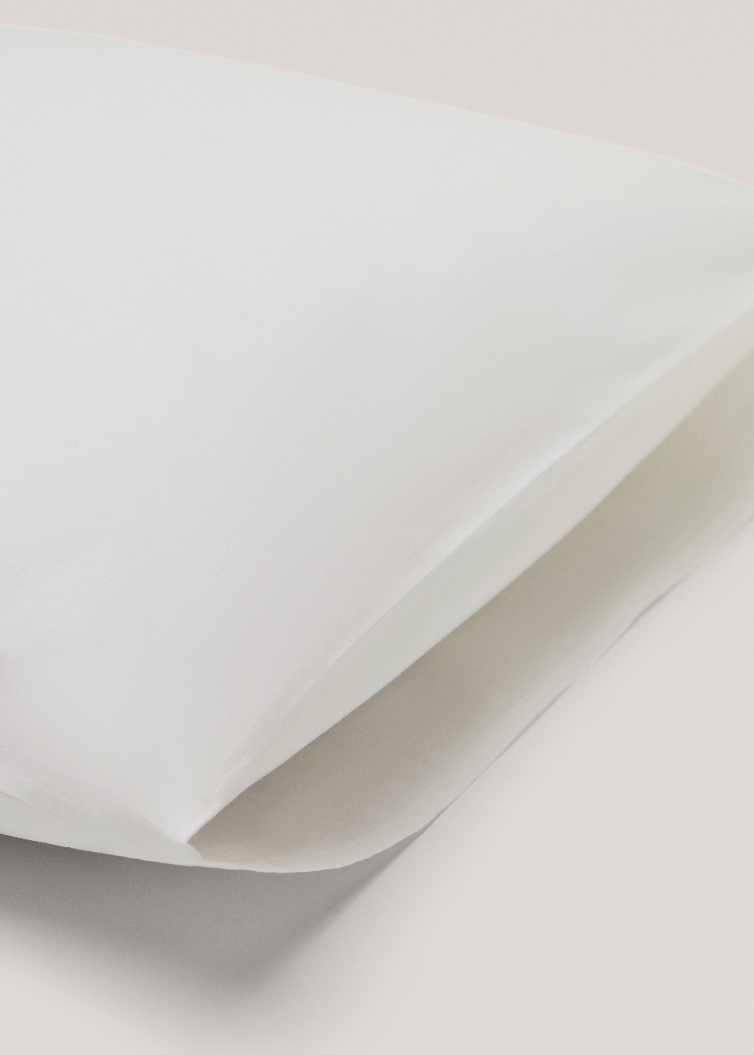 Housses coussin percale de coton (180 fils) 60x60 cm (Lot de 2) - Détail de l'article 3