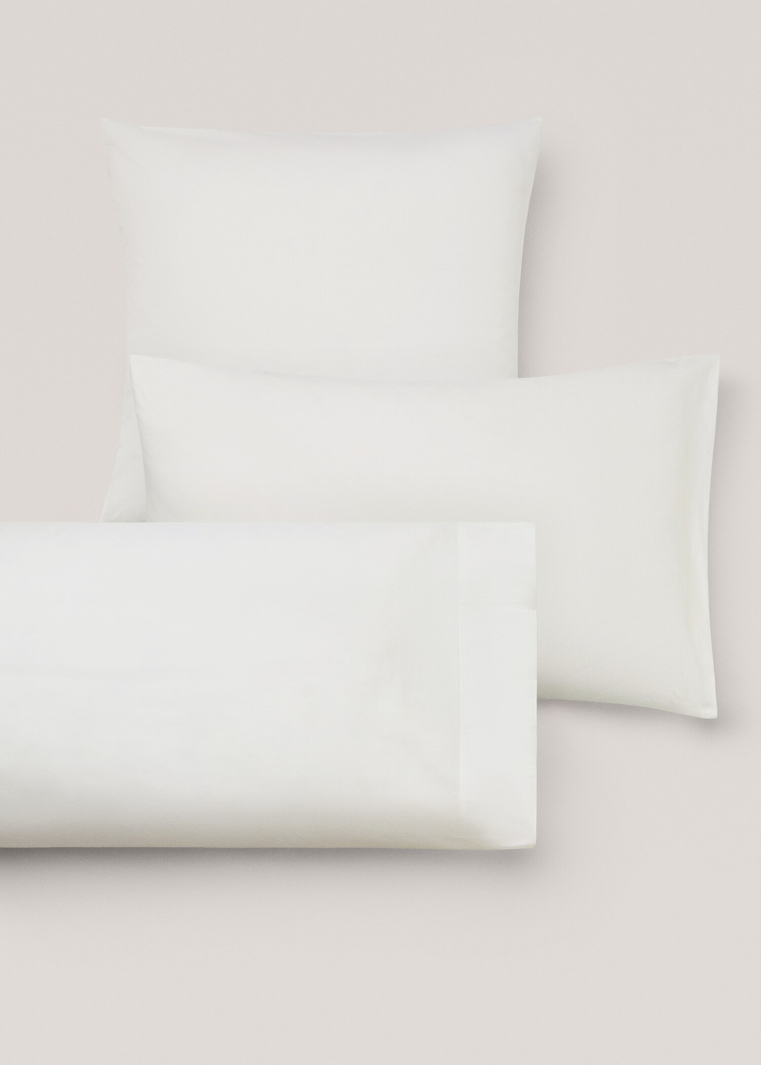Housses coussin percale de coton (180 fils) 60x60 cm (Lot de 2) - Détail de l'article 4
