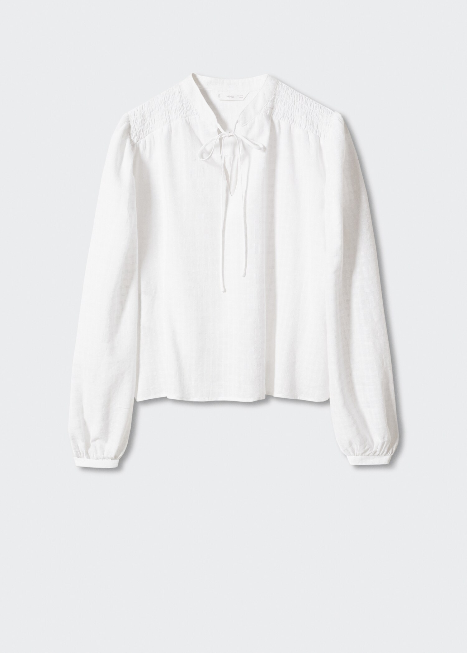 Blouse coton nœud - Article sans modèle