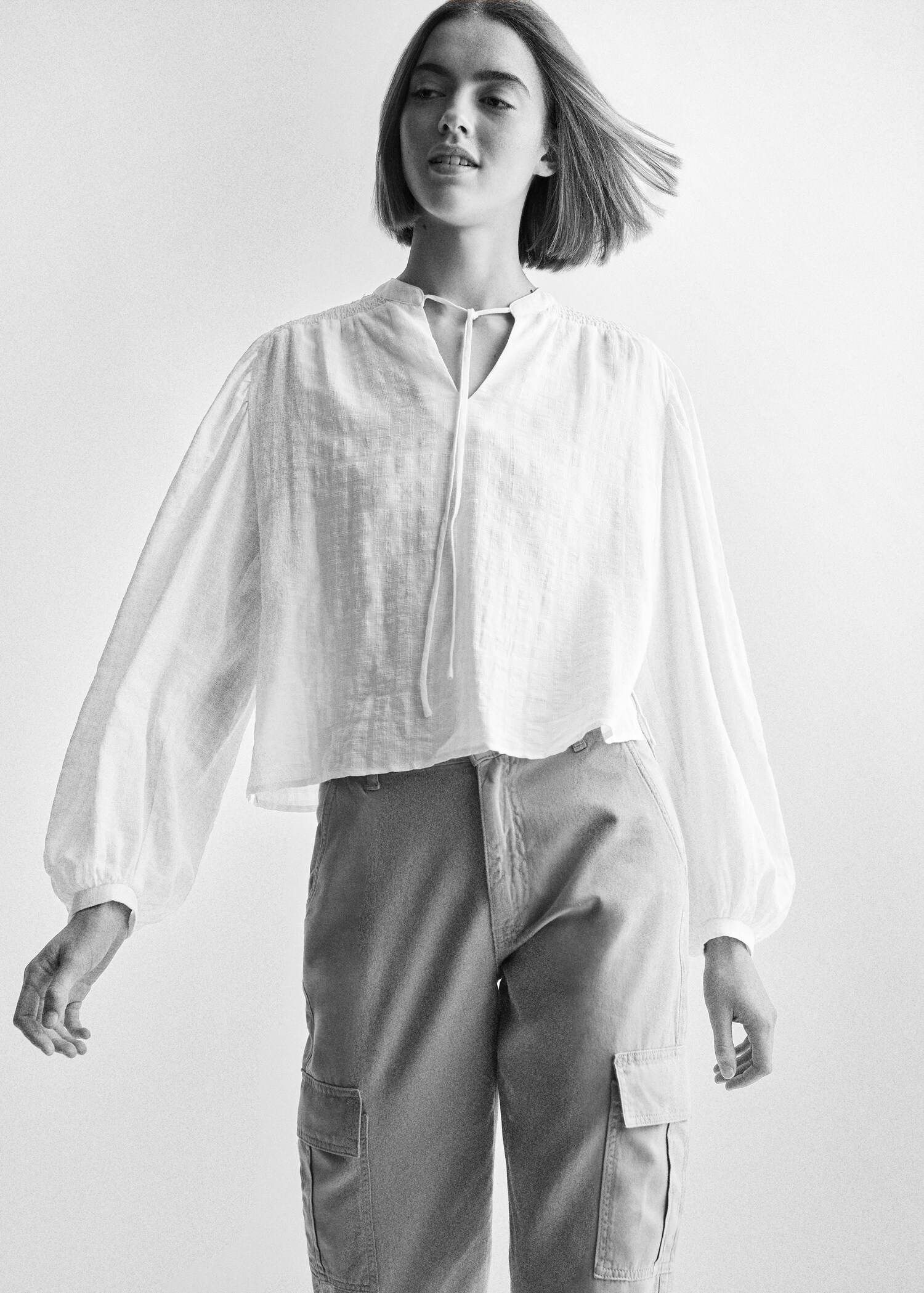 Blouse coton nœud - Détail de l'article 2