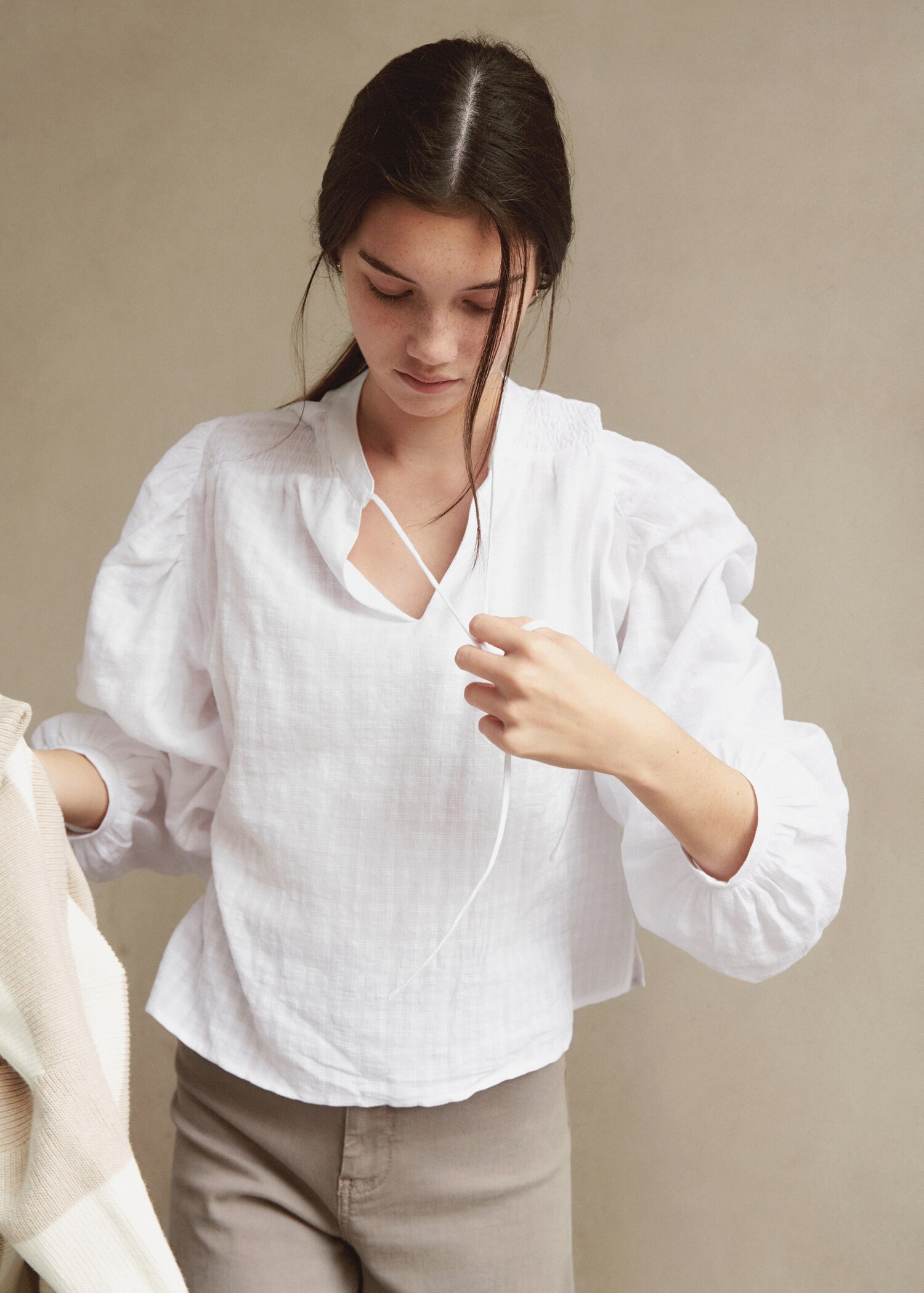 Blouse coton nœud - Détail de l'article 5