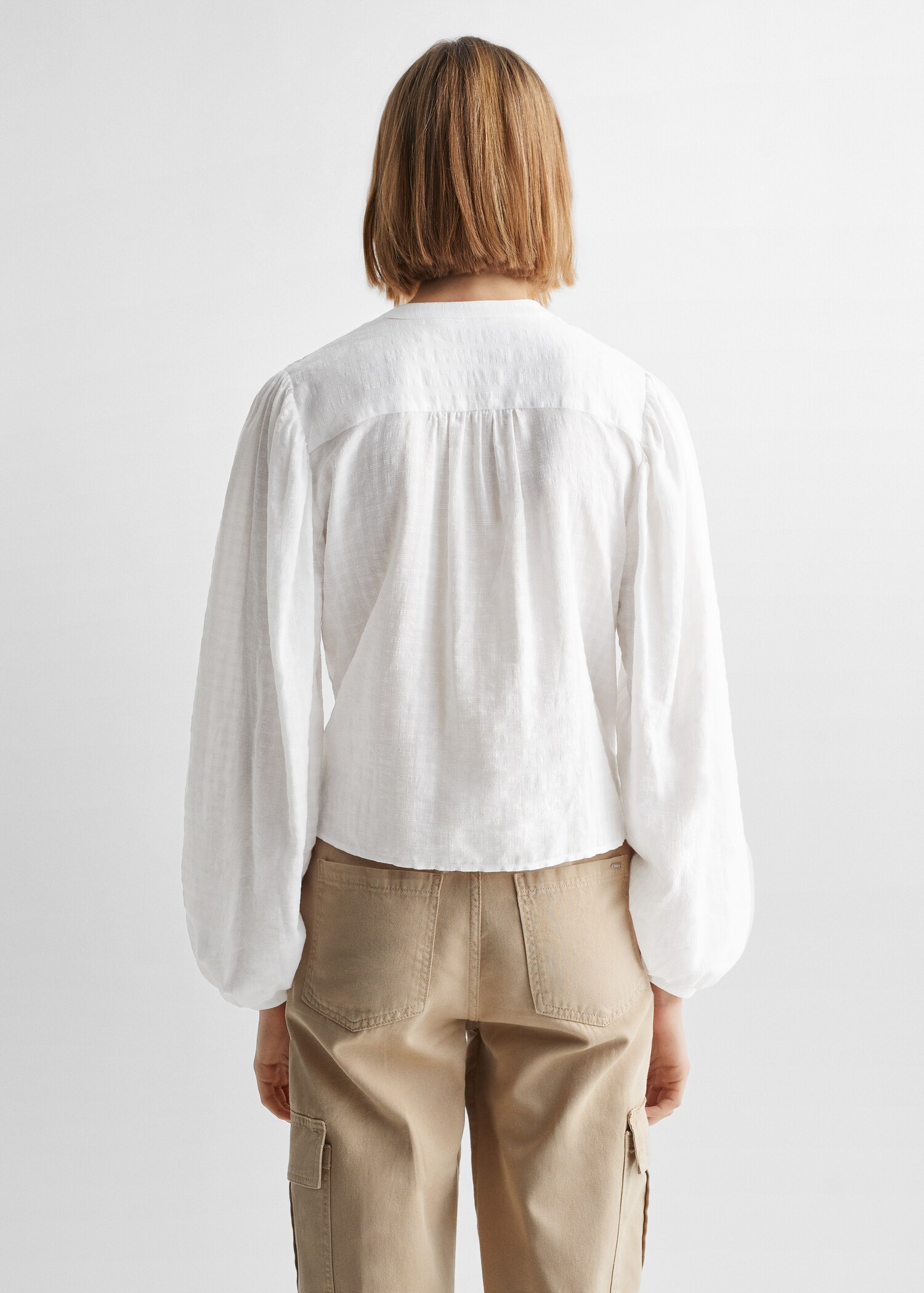 Blouse coton nœud - Verso de l’article