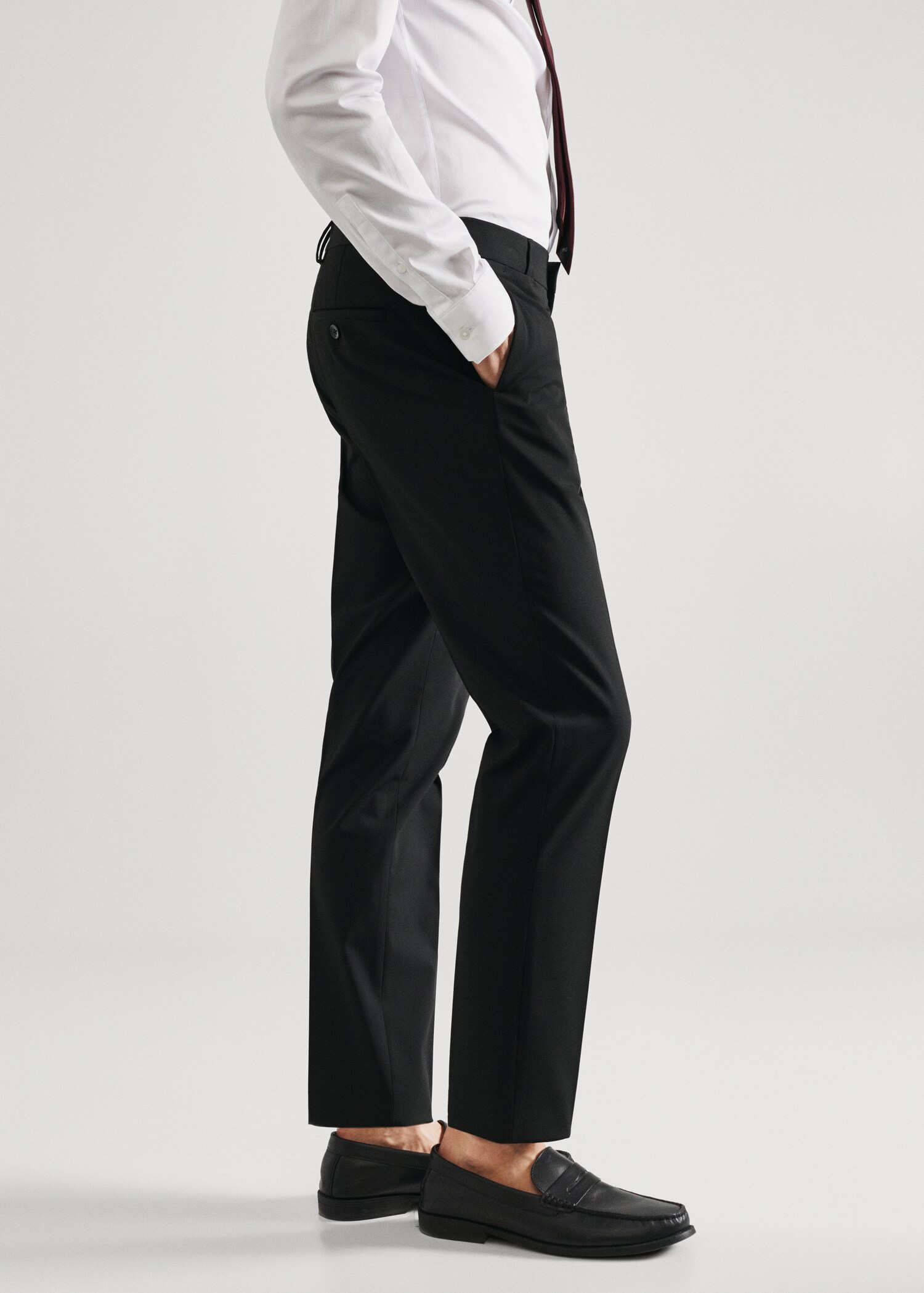 Super slim fit suit pants - Details of the article 2