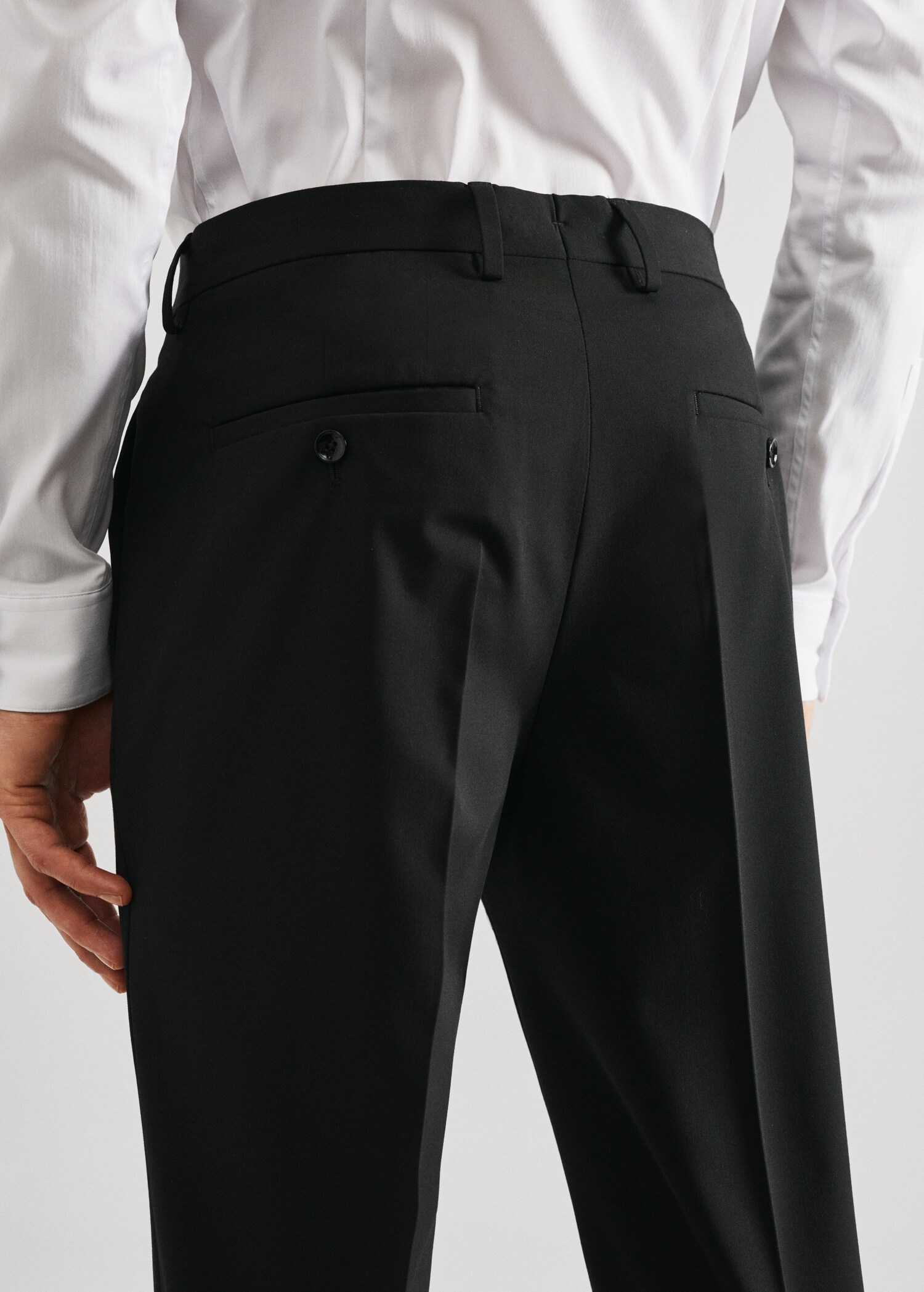 Super slim fit suit pants - Details of the article 6