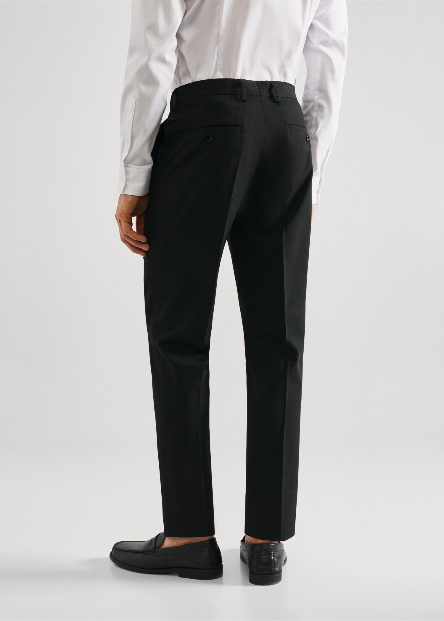 Super slim fit suit pants - Reverse of the article
