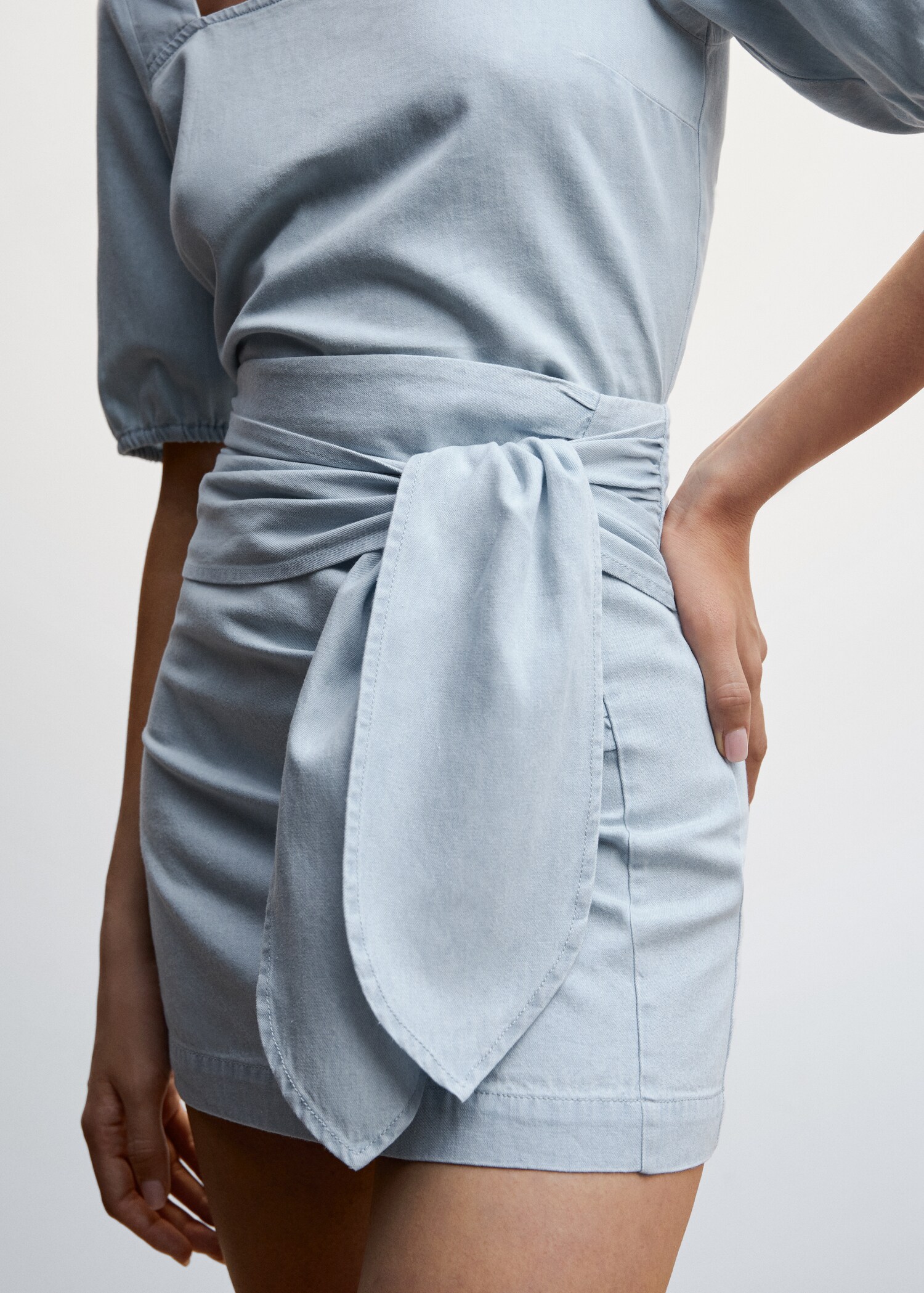 Tencel suknja s čvorom - Detalji artikla 6
