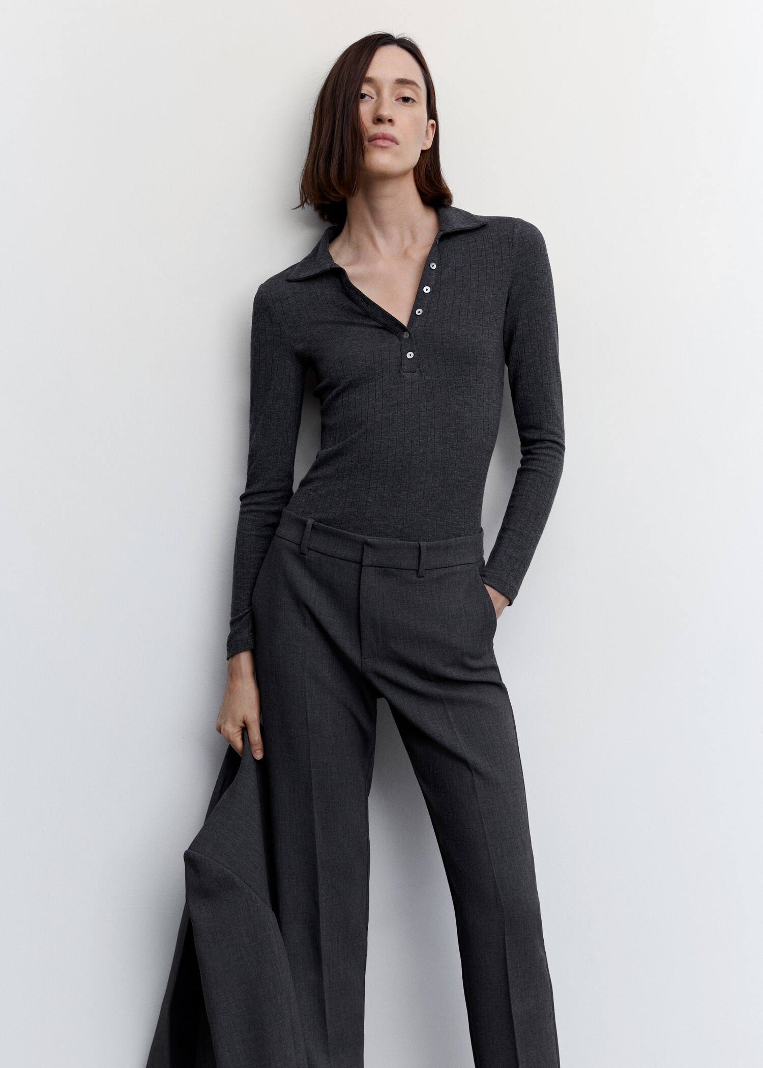 Pantalons rectes vestir - Detall de l'article 2