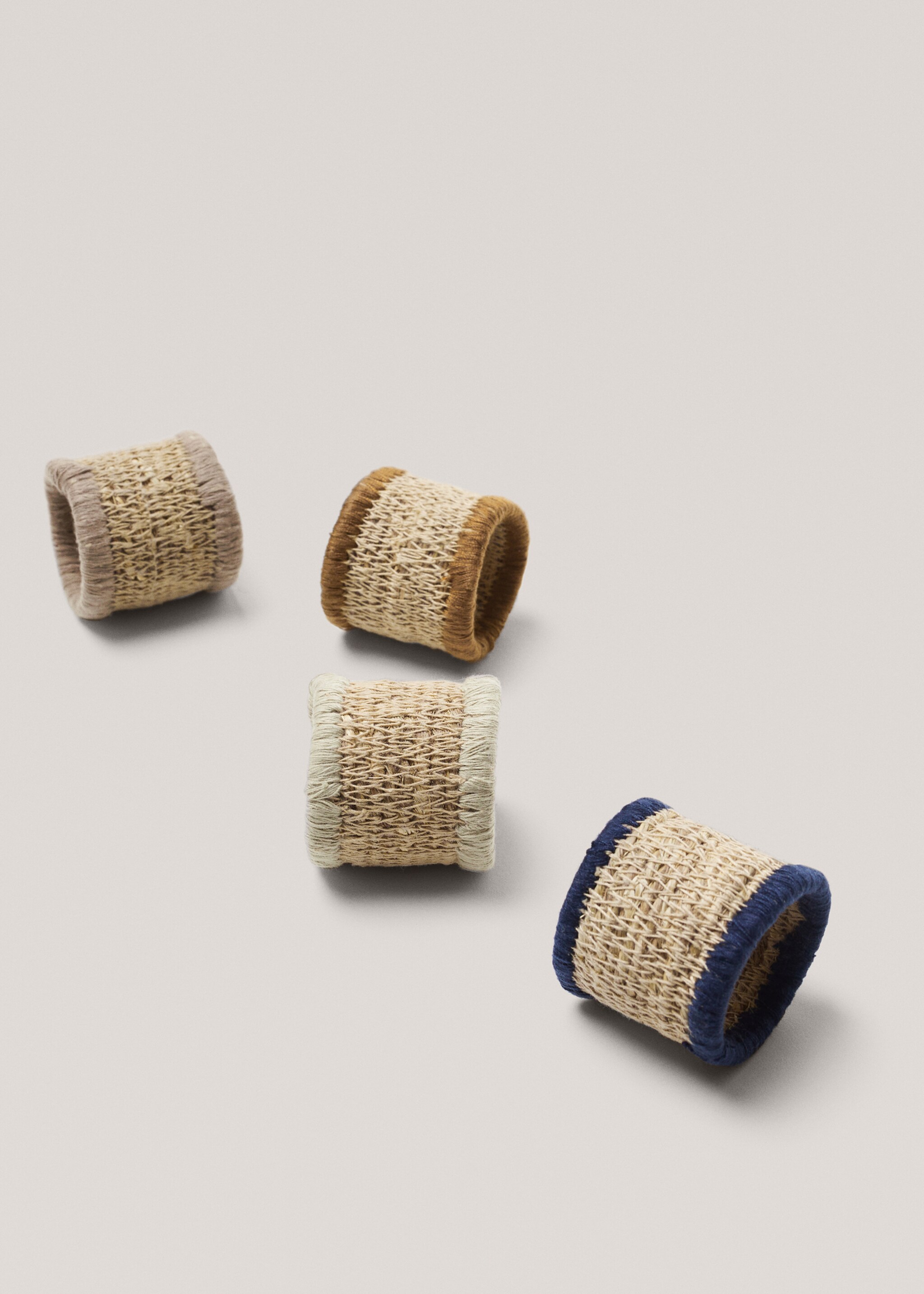 Natural fiber napkin rings (Pack of 4) - Details of the article 1