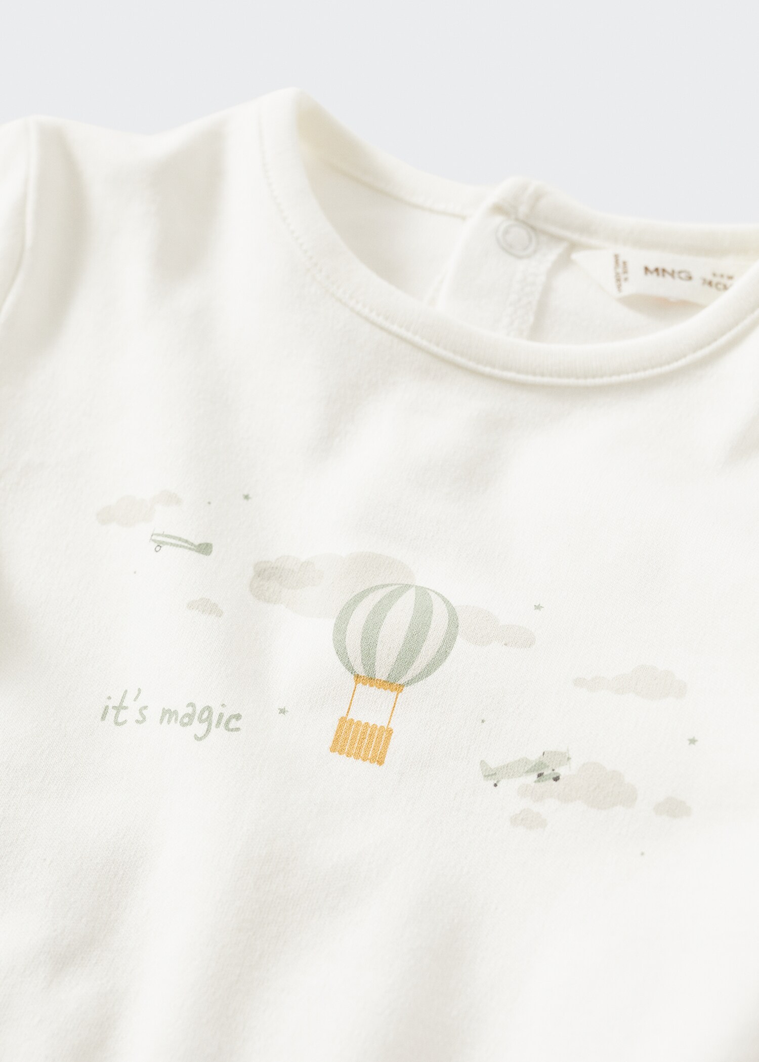 Langer, bedruckter Pyjama - Detail des Artikels 8