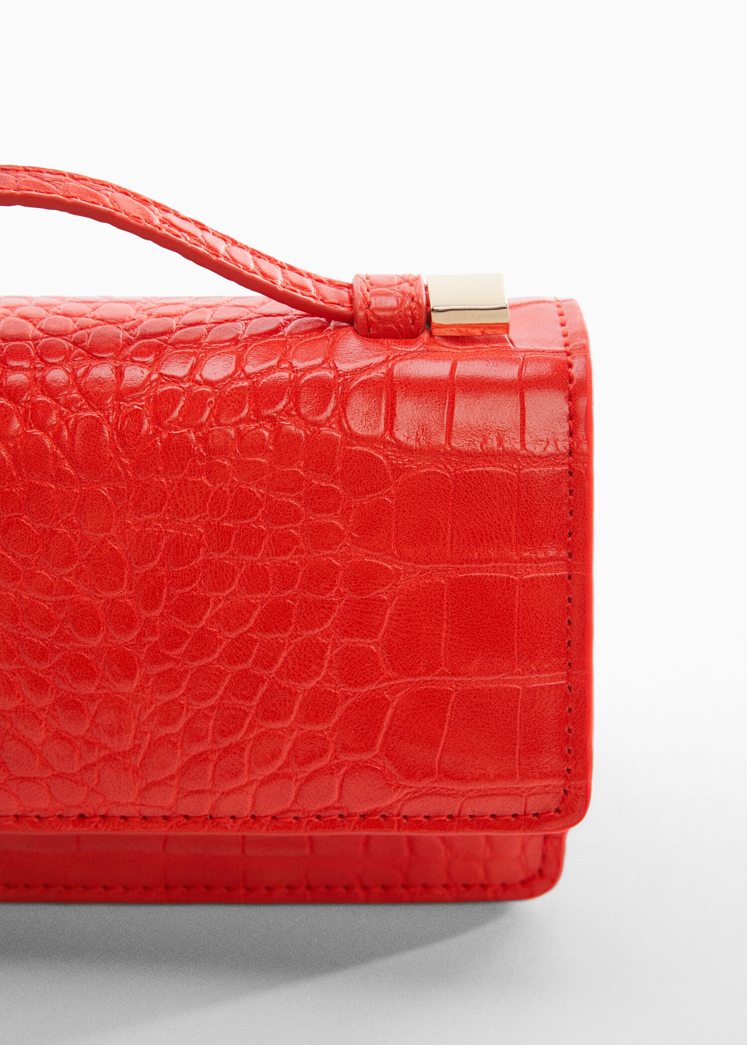 Croc-effect bag - Details of the article 1