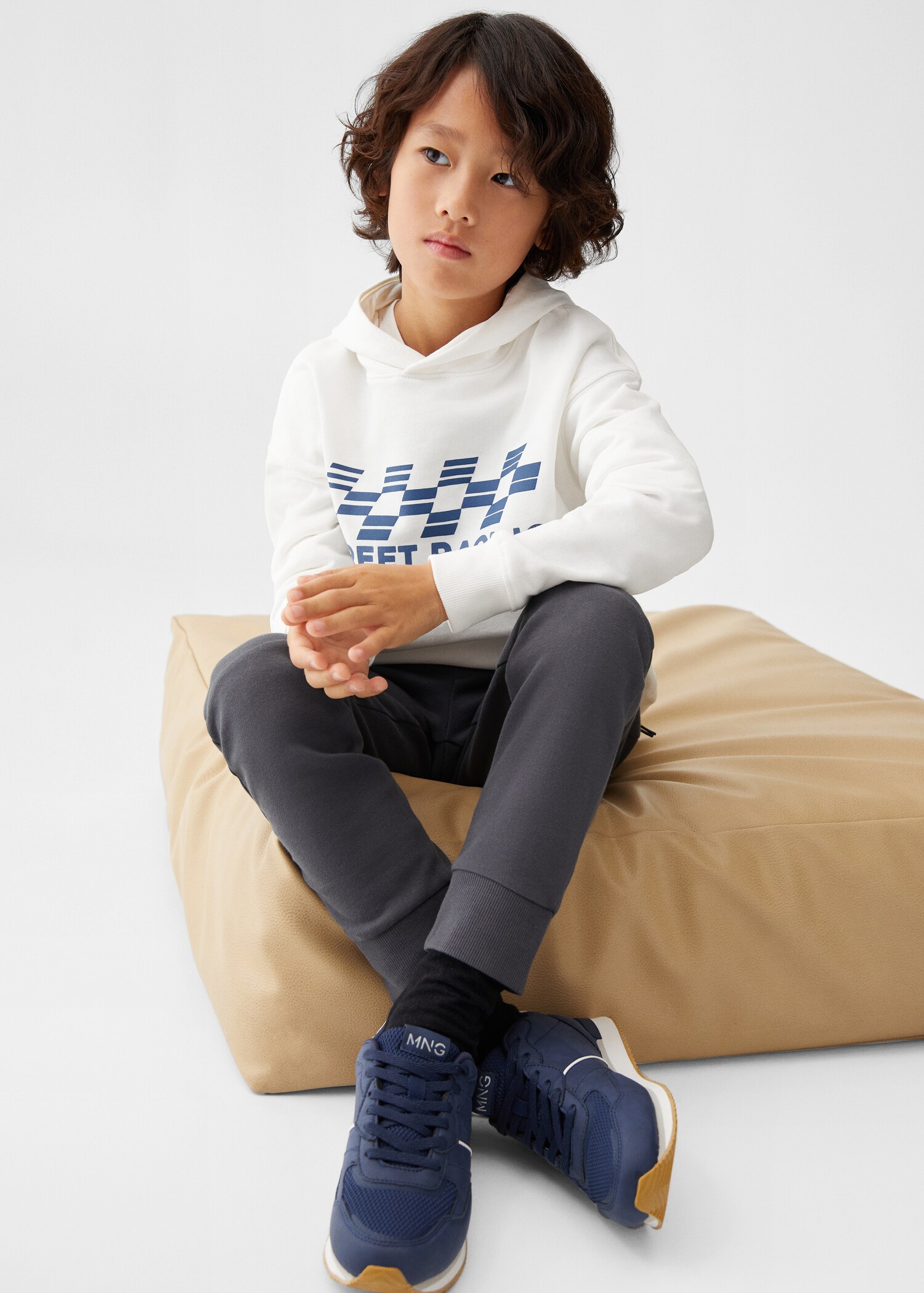 Gemustertes Kapuzen-Sweatshirt - Detail des Artikels 2