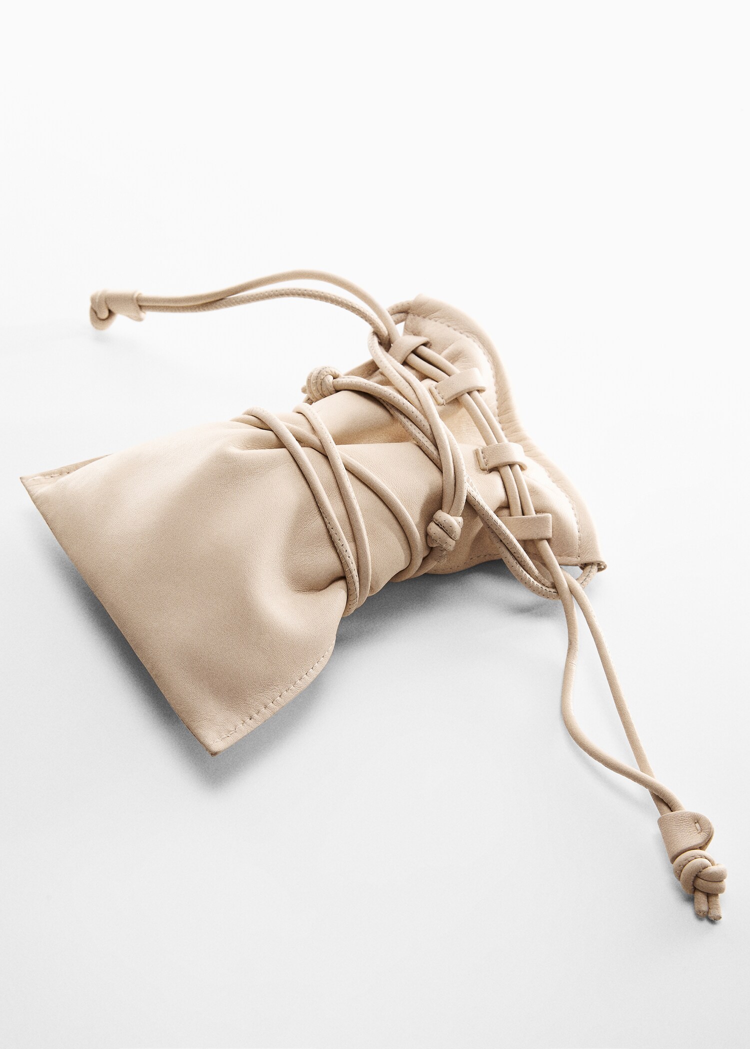 Mini leather bucket bag - Details of the article 5