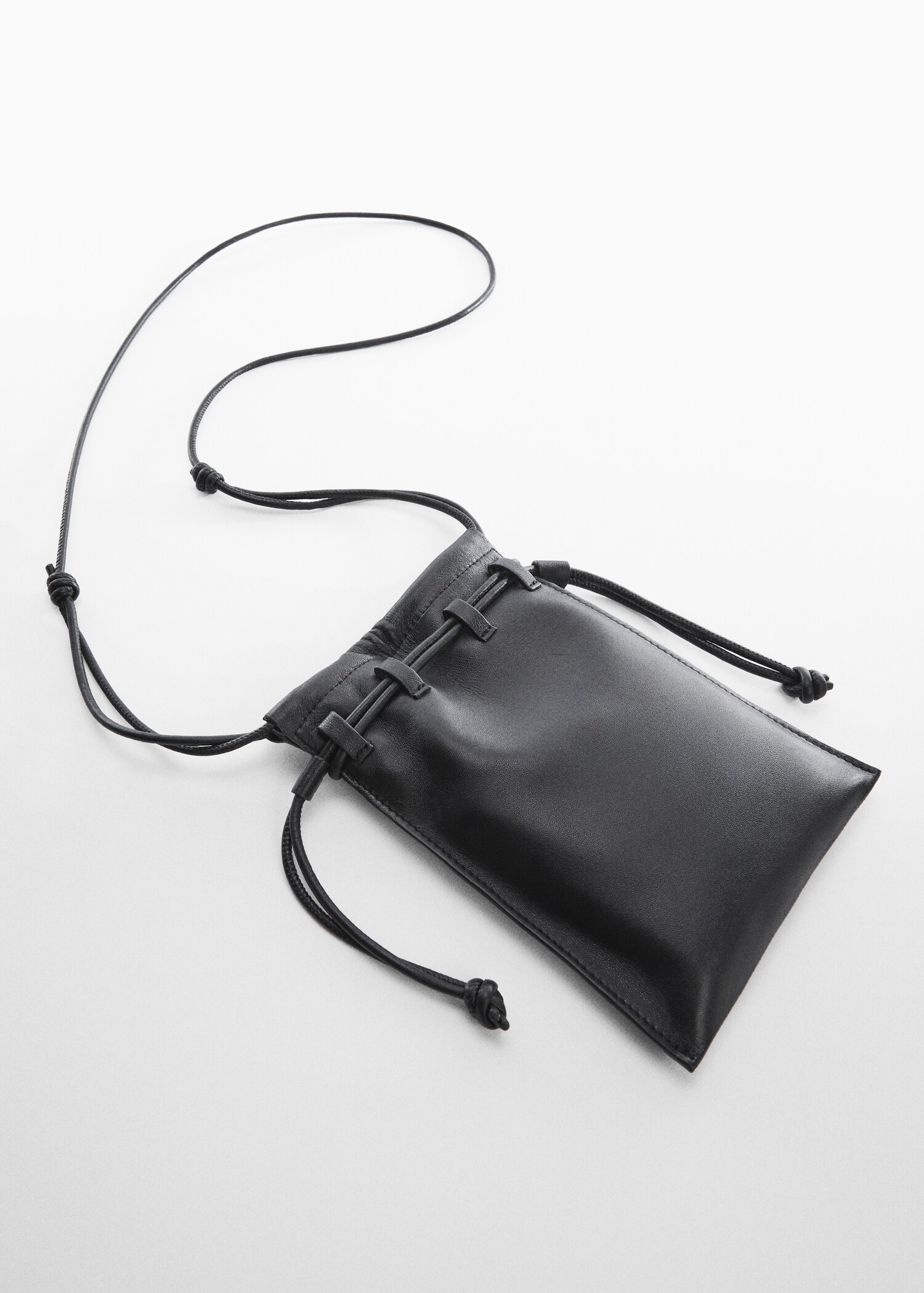 Mini-Beuteltasche aus Leder - Detail des Artikels 1