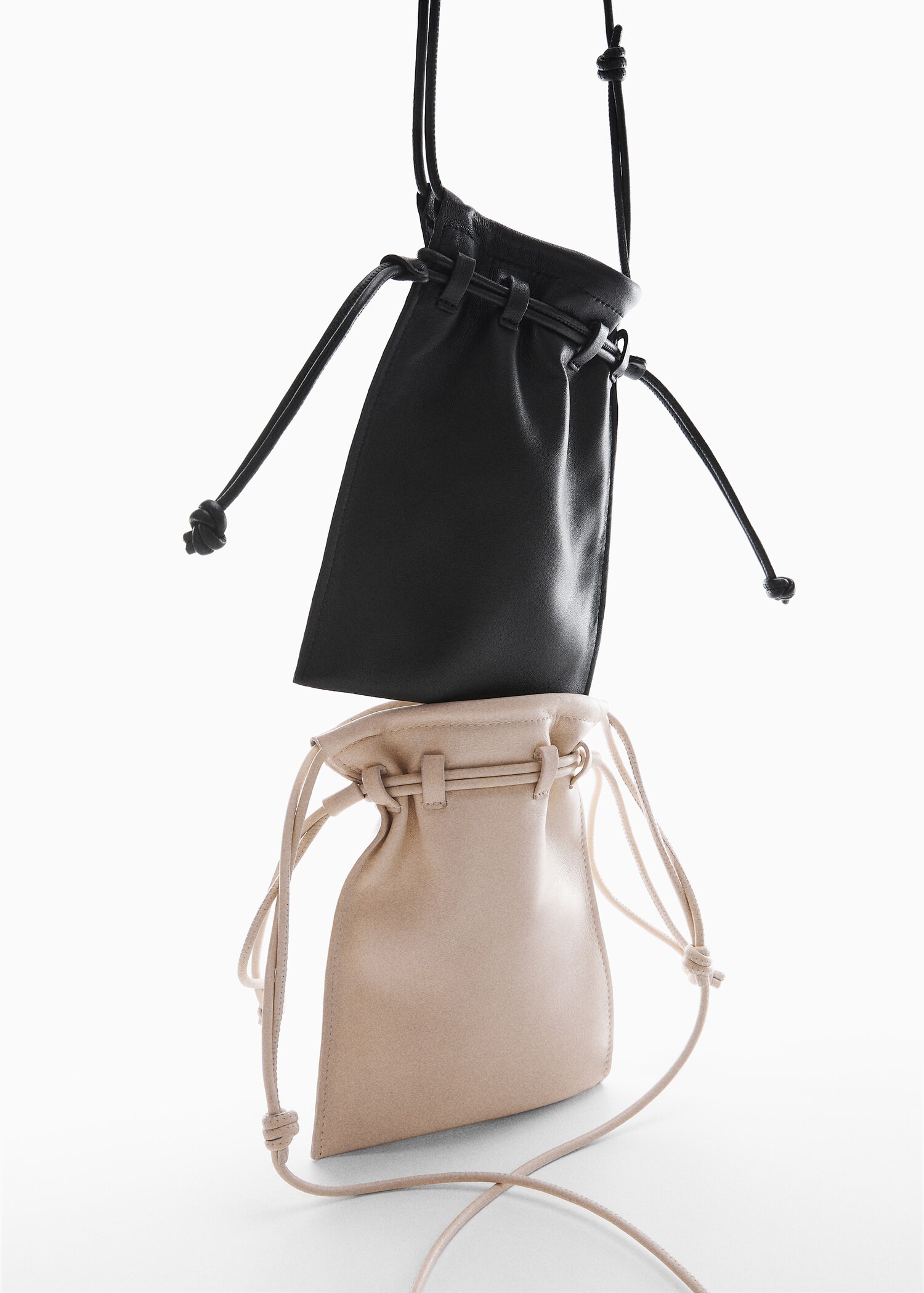 Mini-Beuteltasche aus Leder - Detail des Artikels 5