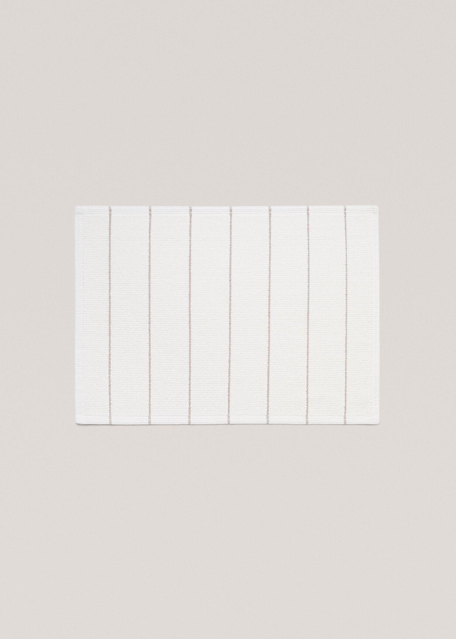 Striped cotton rug - Article without model