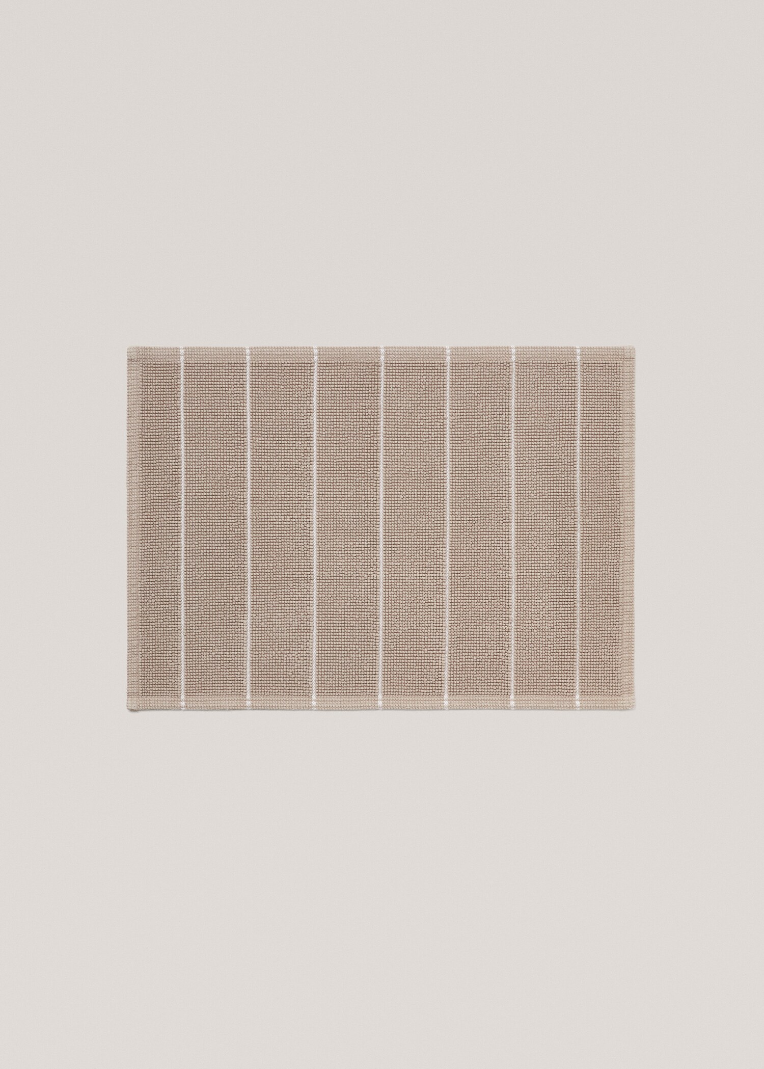 Striped cotton rug - Article without model