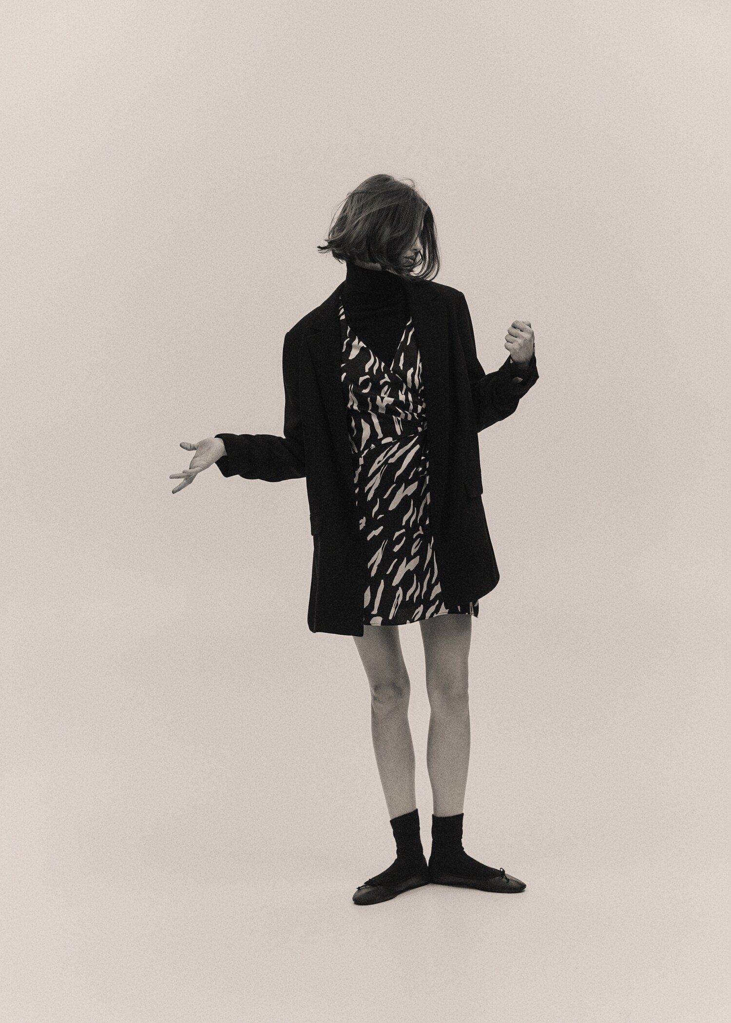 Knot print dress - Details of the article 7