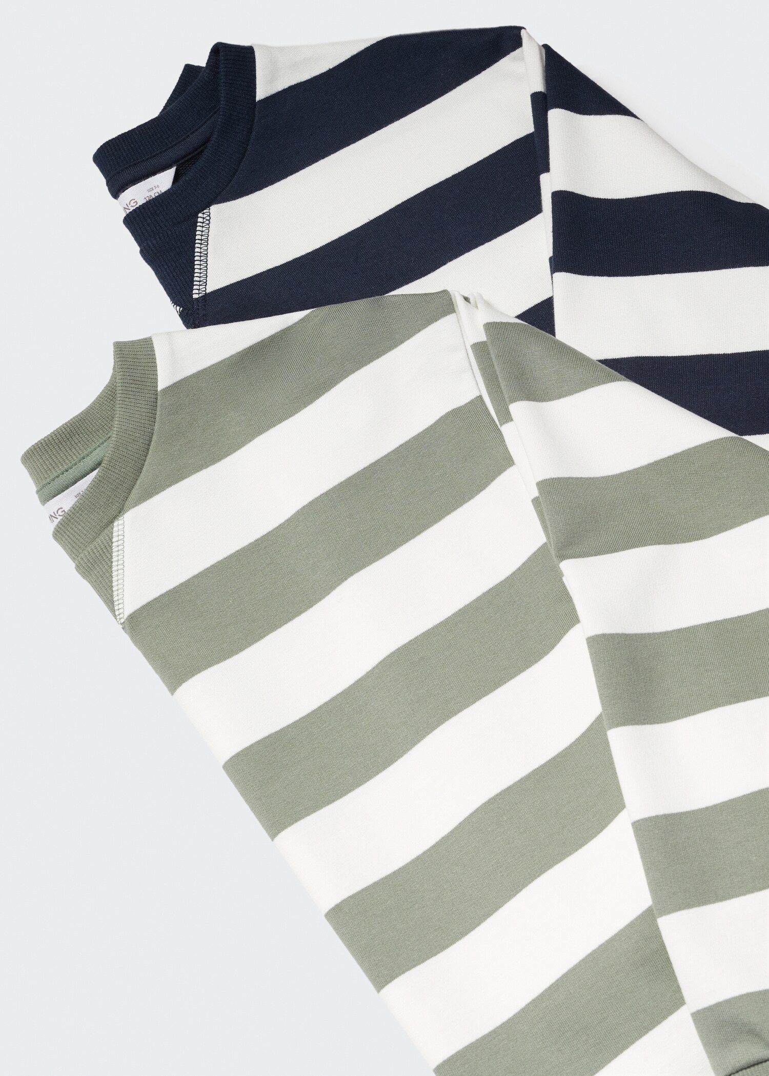 Striped cotton-blend sweatshirt - Details of the article 8