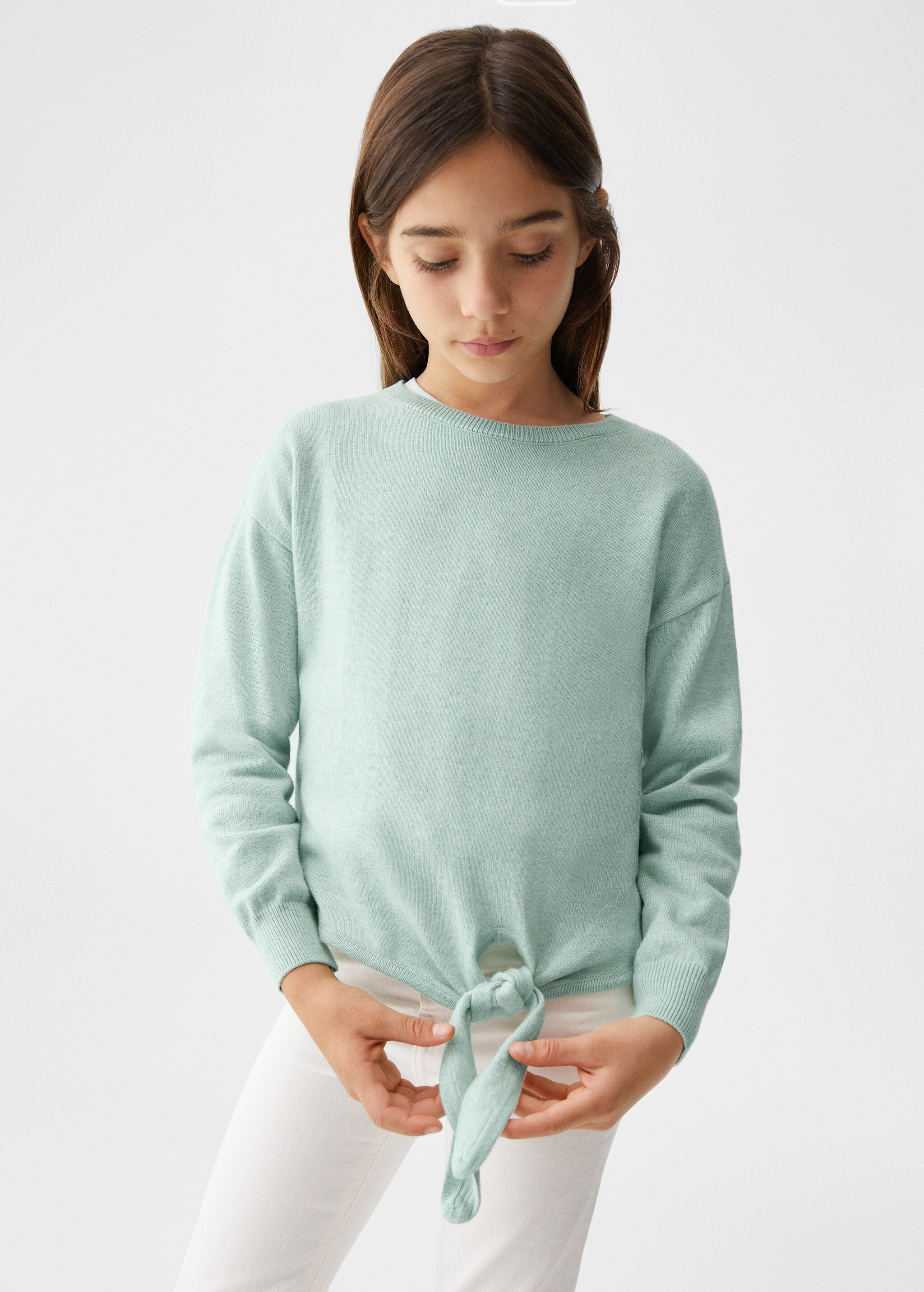 Bow knit sweater - Medium plane