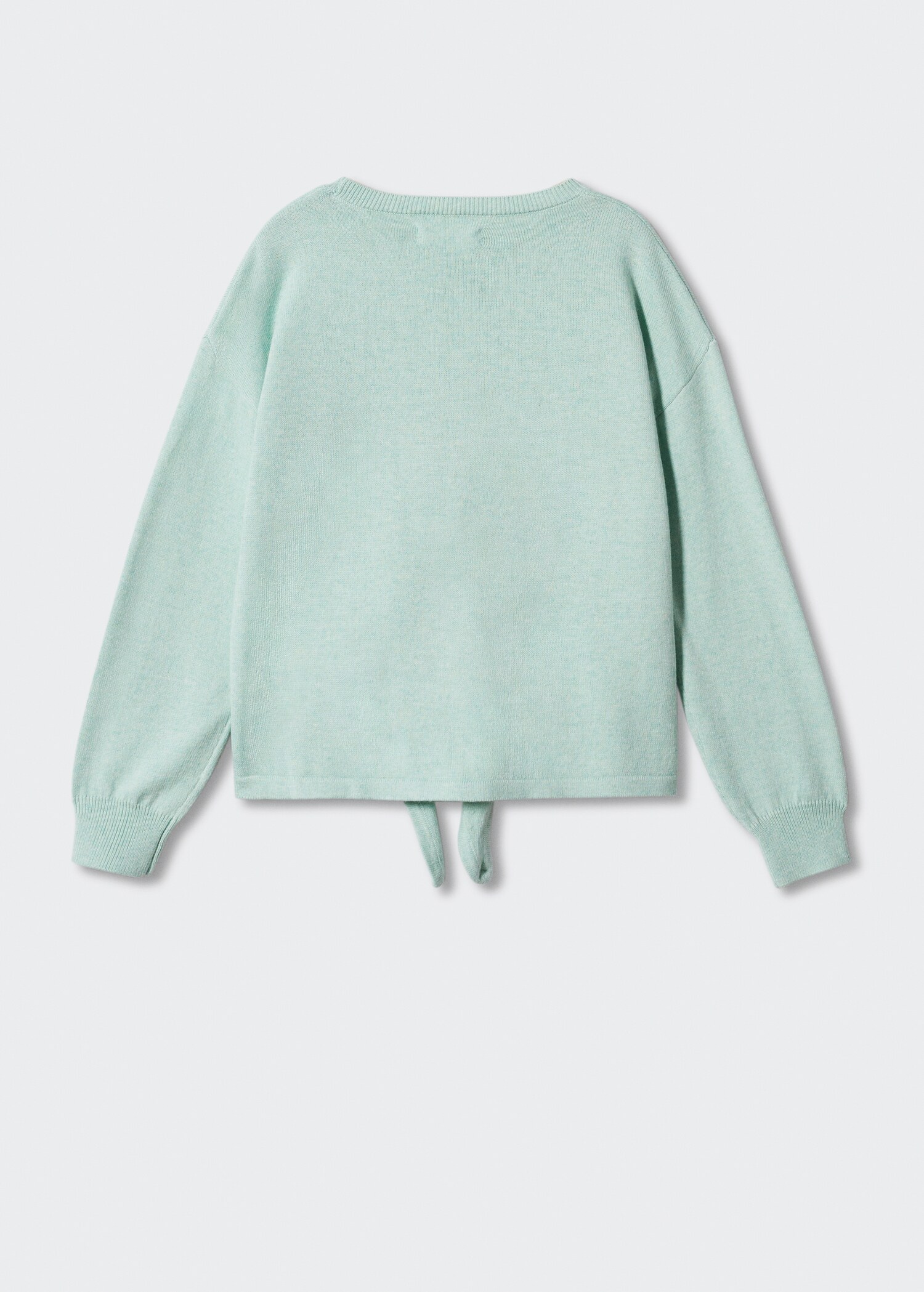 Bow knit sweater - Reverse of the article