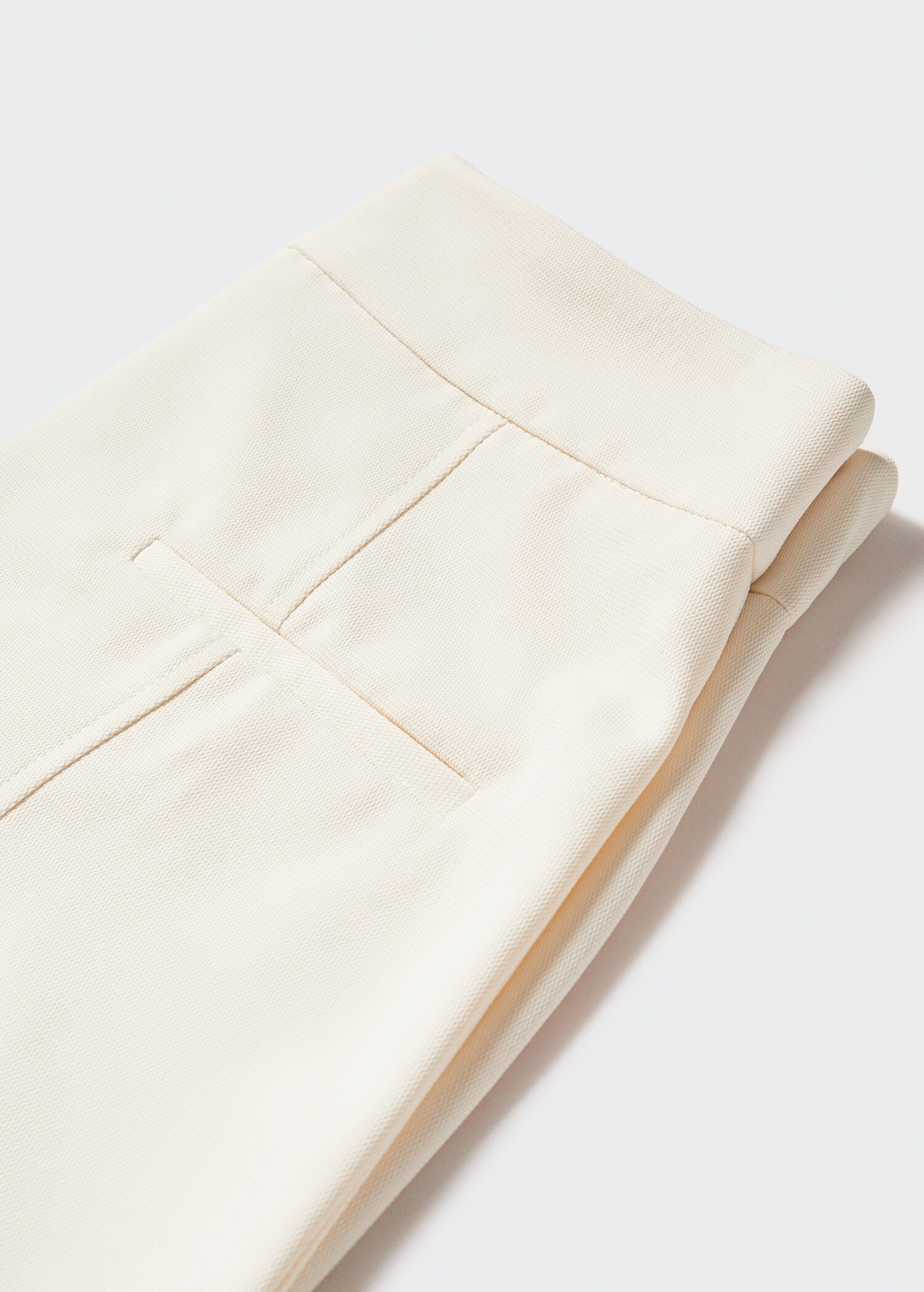 High-waist straight shorts - Details of the article 8