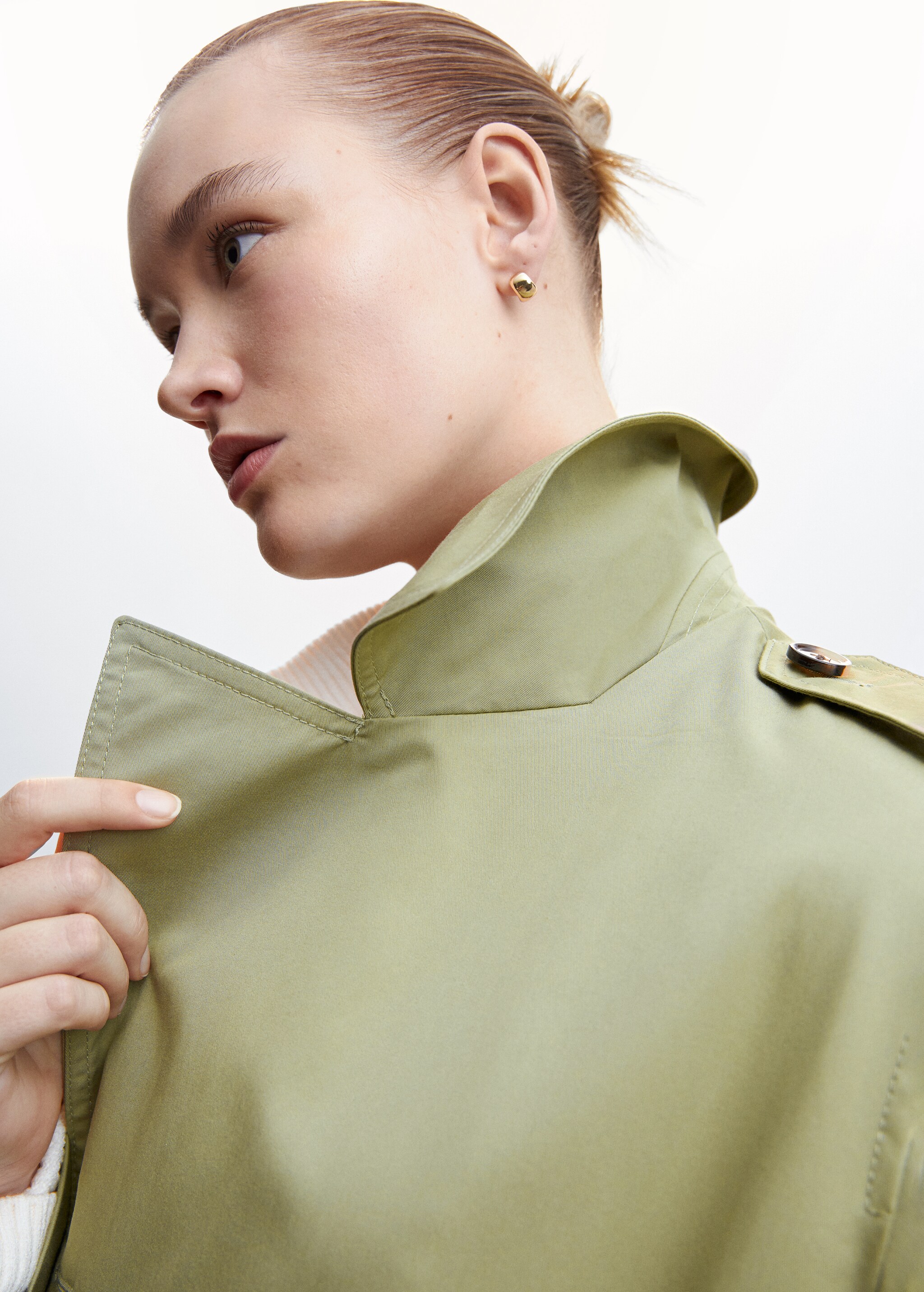 Double-button trench coat - Details of the article 4