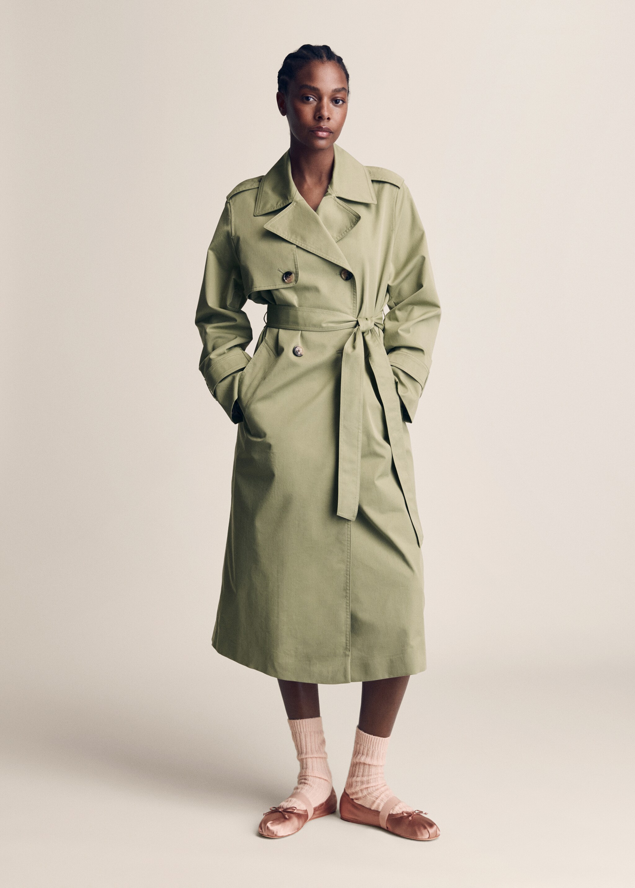 Double-button trench coat - Details of the article 7
