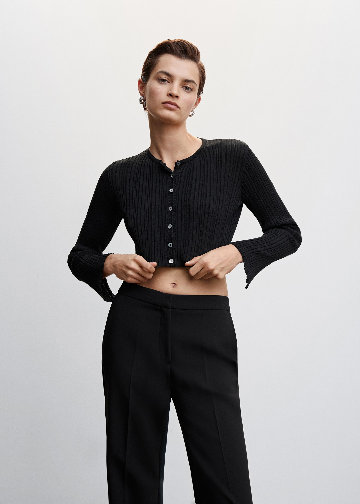 Straight suit pants - Details of the article 1