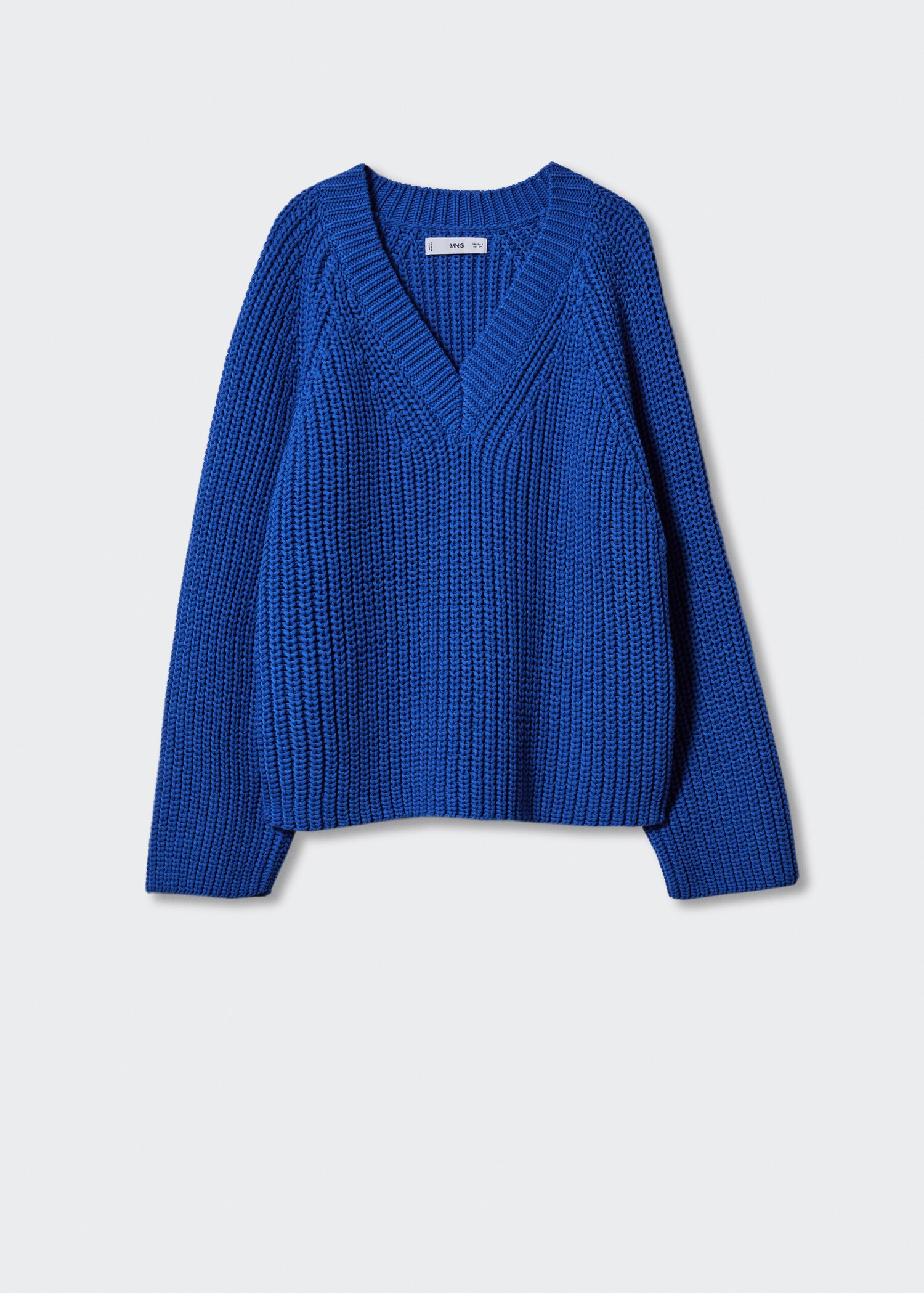 Chunky-knit V-neck sweater - Article without model