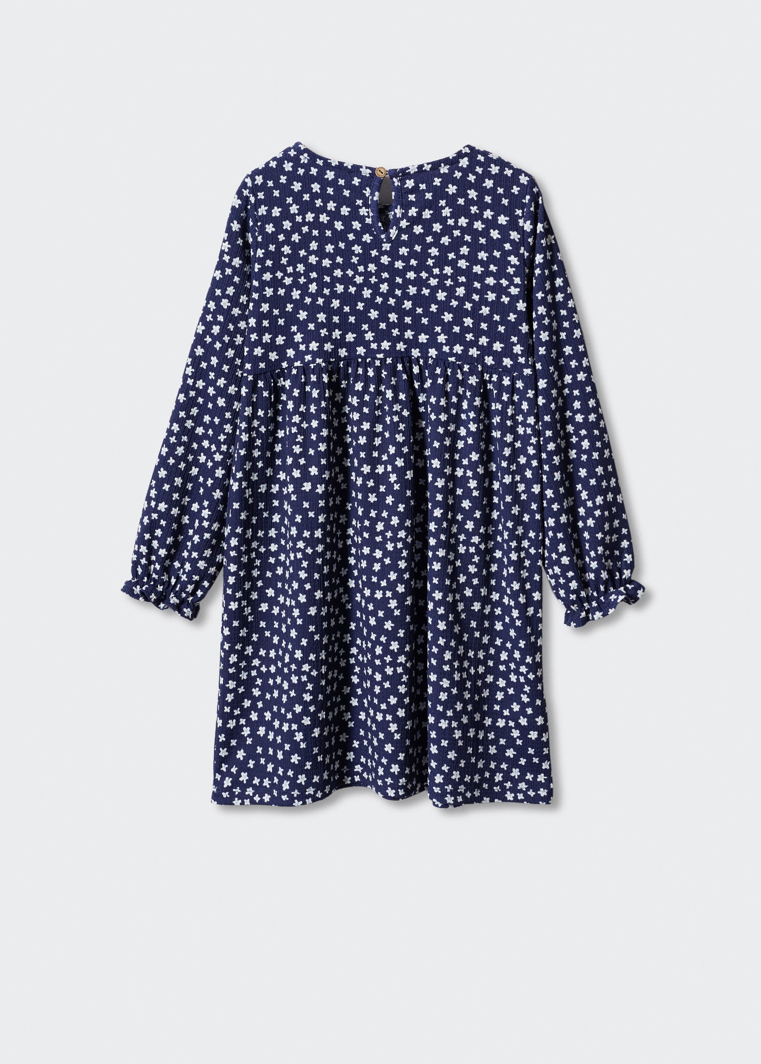 Printed ruffle dress - Reverse of the article