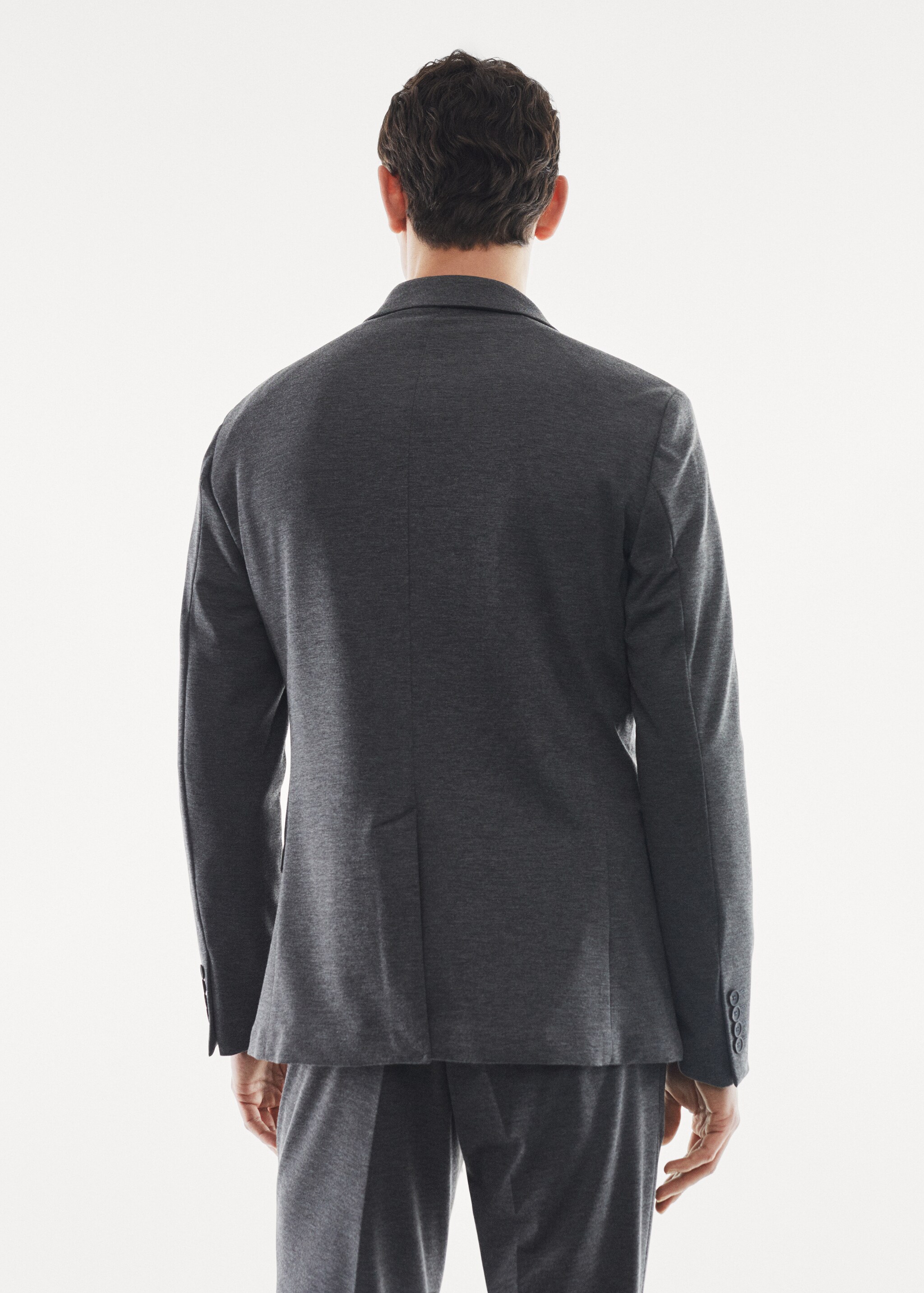 Slim-fit stretch suit jacket - Reverse of the article