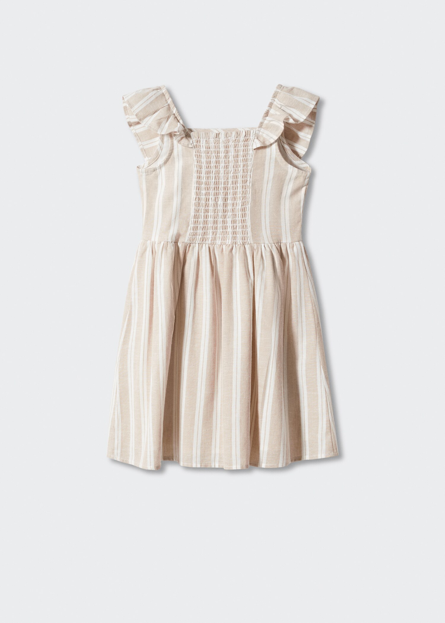 Vestido de linho às riscas - Verso do artigo