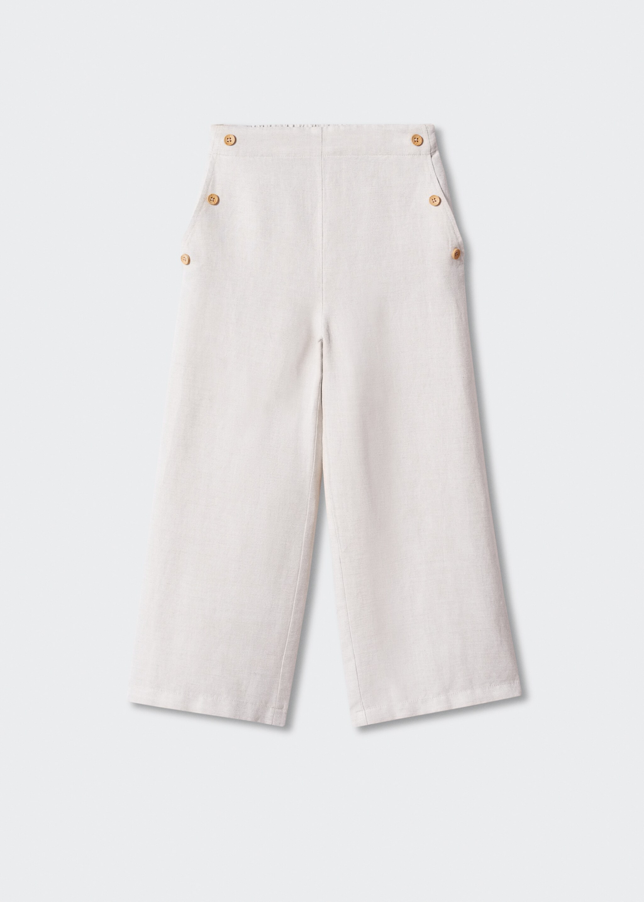 Leinenhose mit Kn&ouml;pfen - Artikel ohne Model