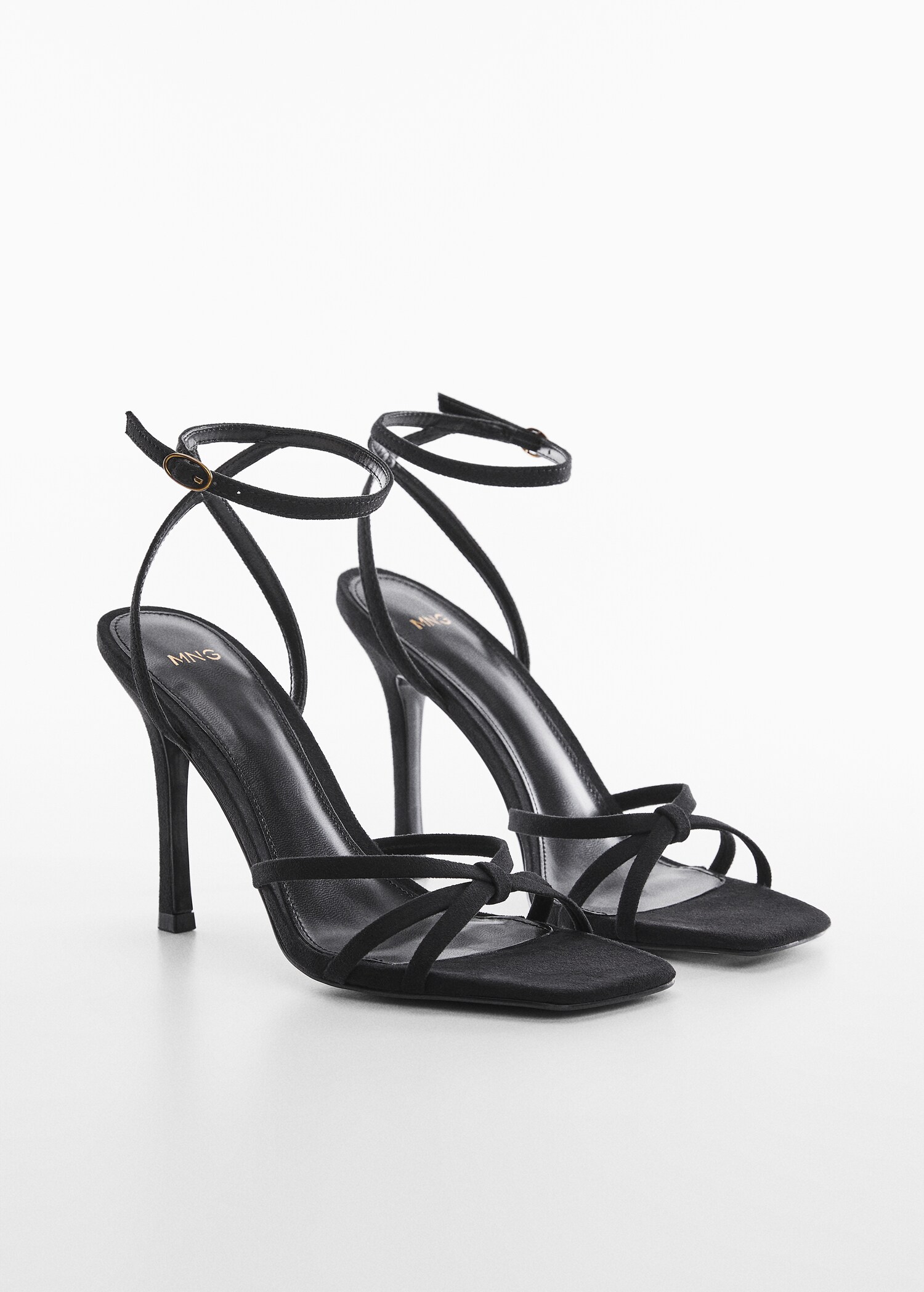 Strappy heeled sandals - Medium plane