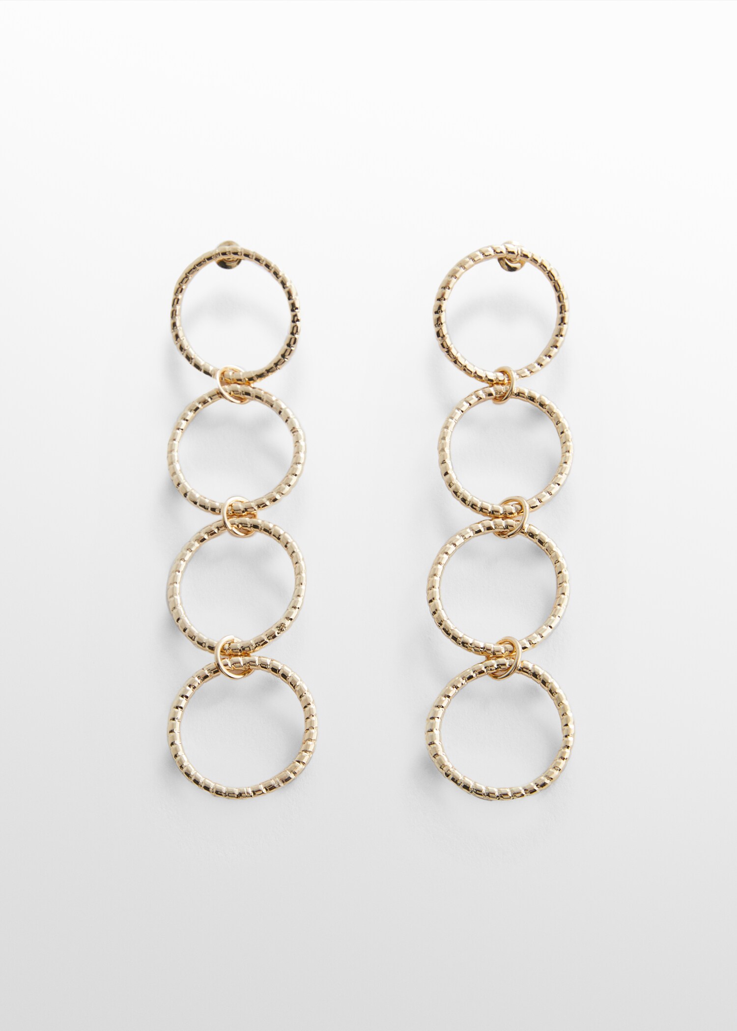 Intertwined hoop earrings - Article without model