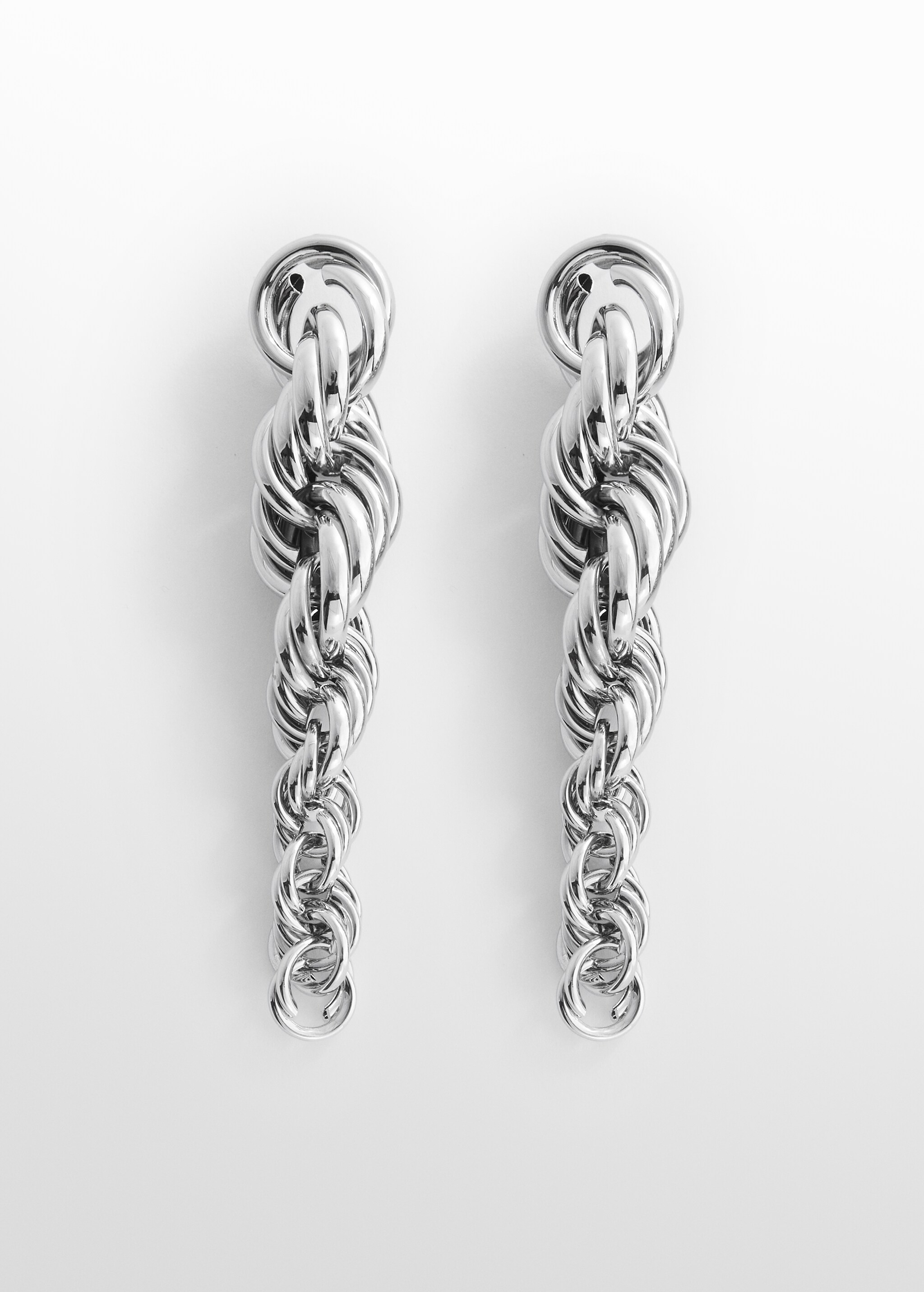 Braided long earrings - Article without model