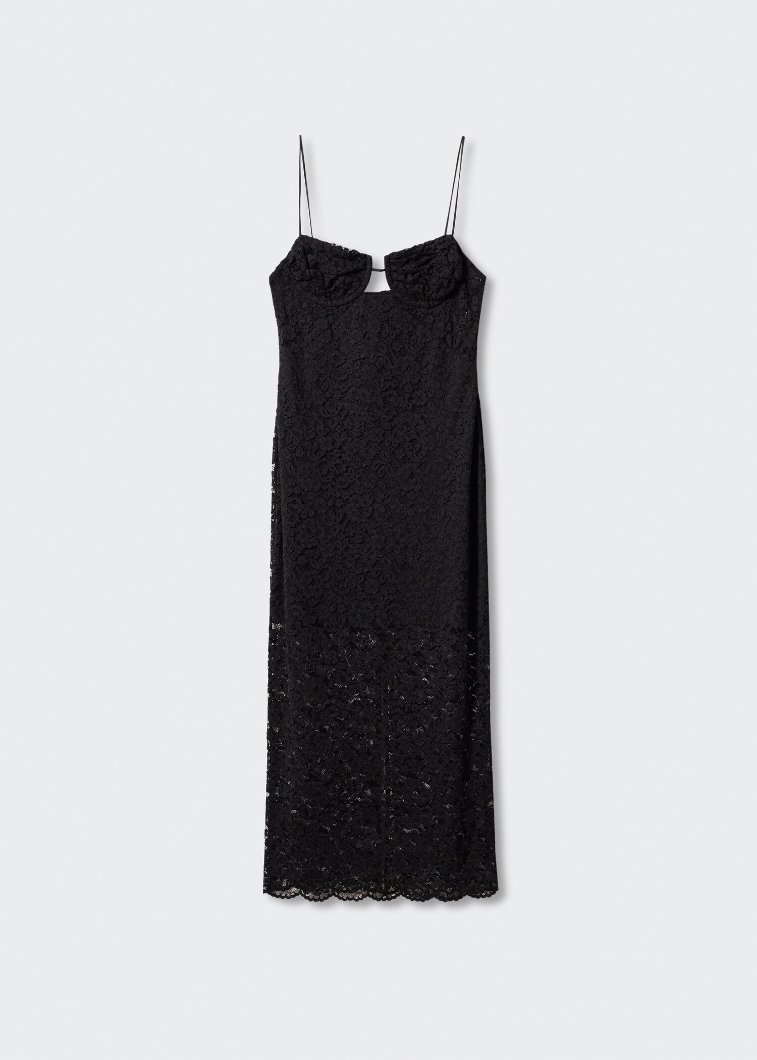 Vestido midi encaje - Artículo sin modelo