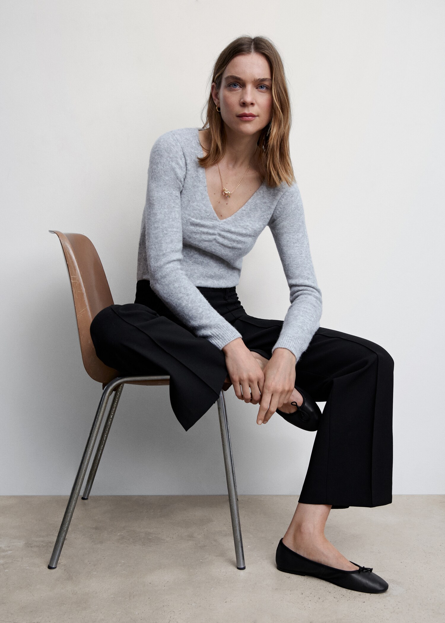 Pantalon droit ouvertures - Détail de l'article 1