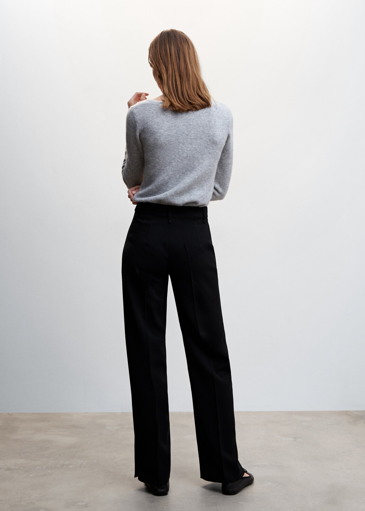 Pantalon droit ouvertures - Verso de l’article
