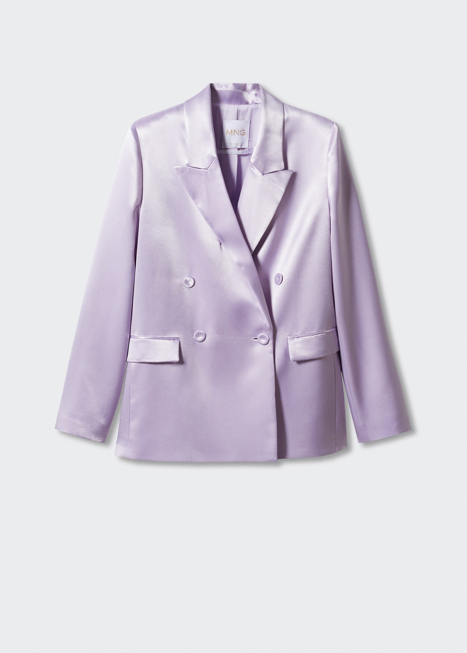 Satin-finish suit jacket - Article without model