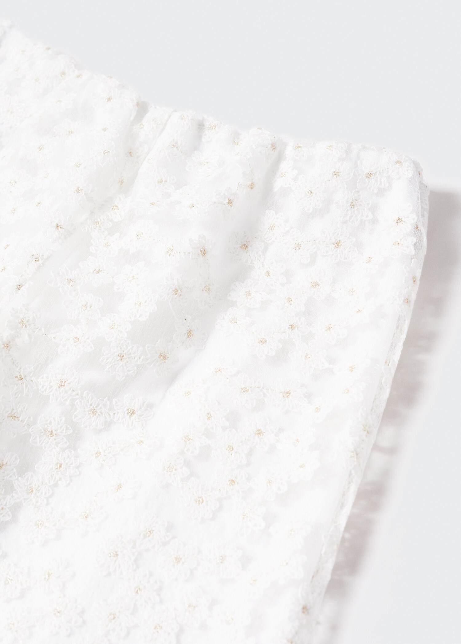 Kalhoty culottes s květinovou výšivkou - Detail zboží 8