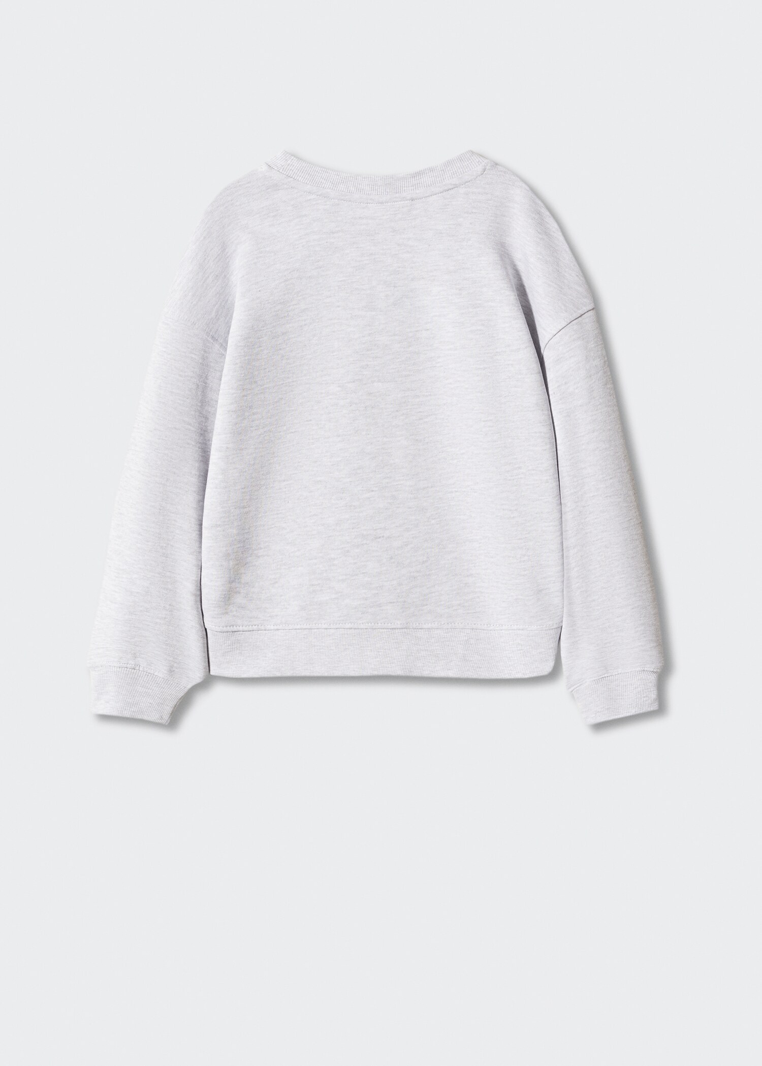 Floral embroidered sweatshirt - Reverse of the article