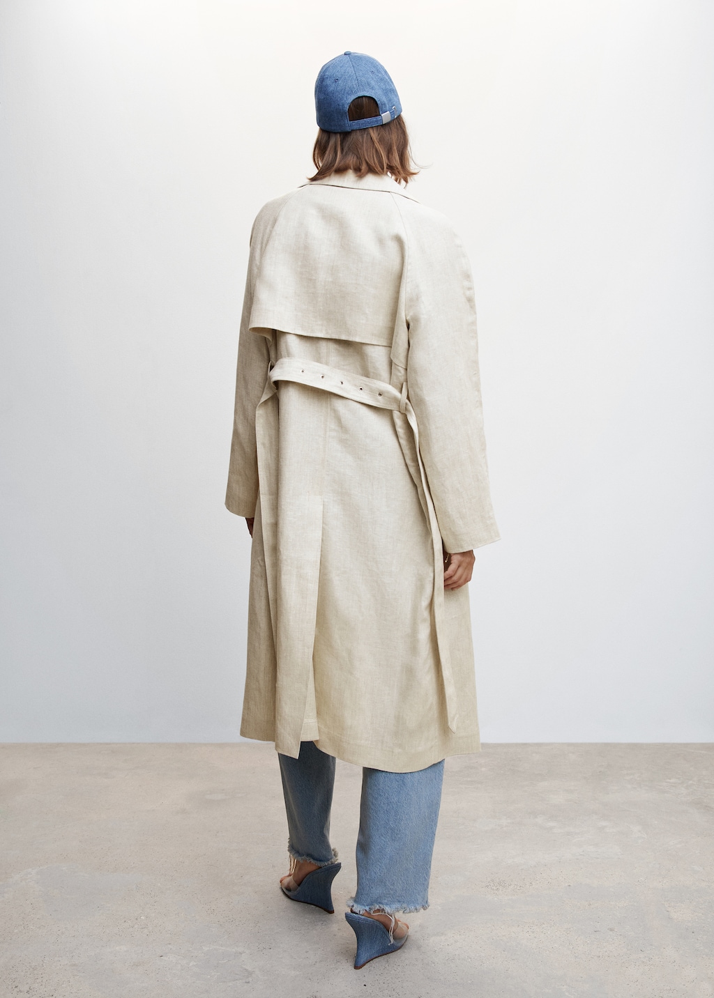 Mango vinyl coat on sale