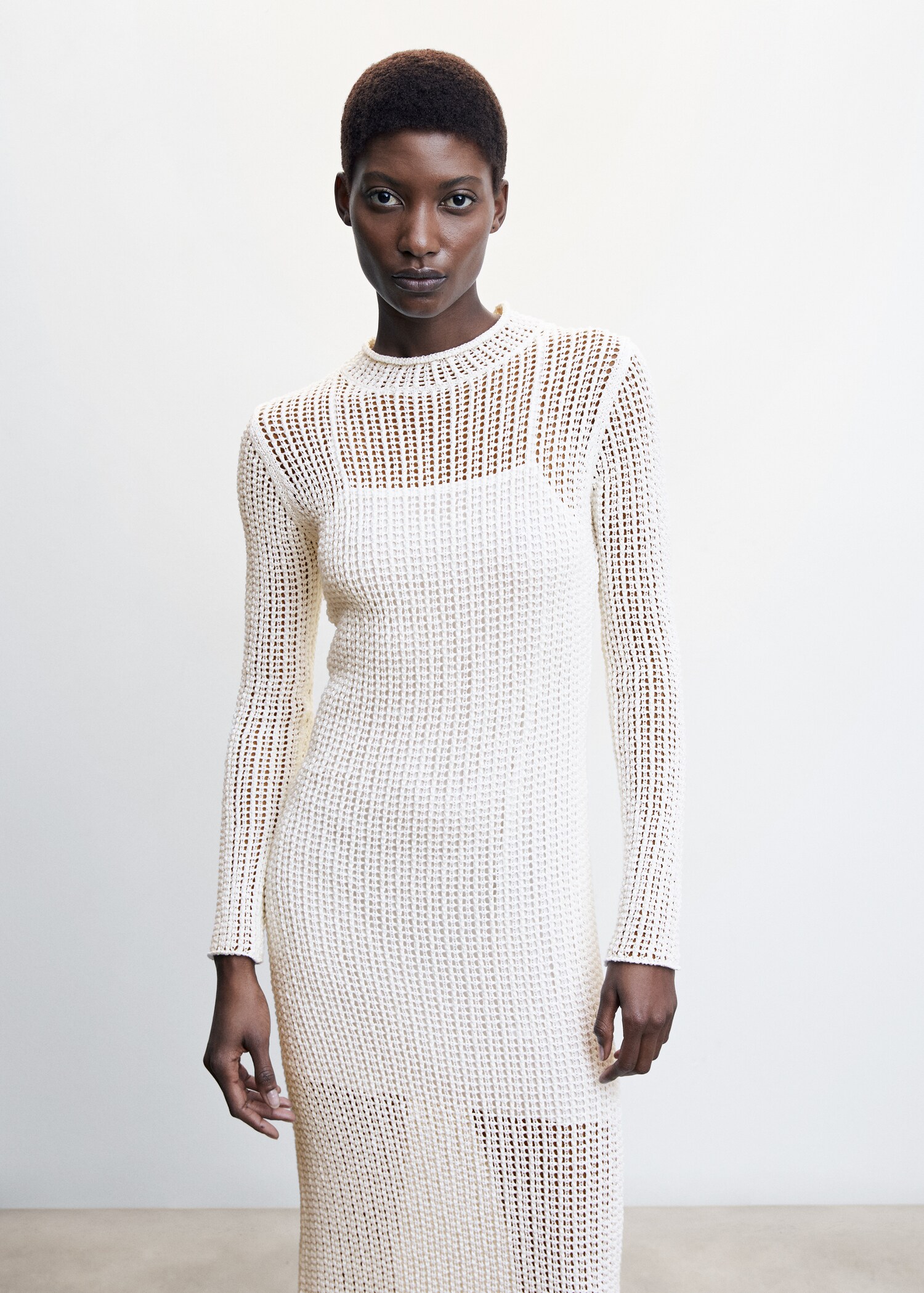 Knit openwork sweater - Medium plane