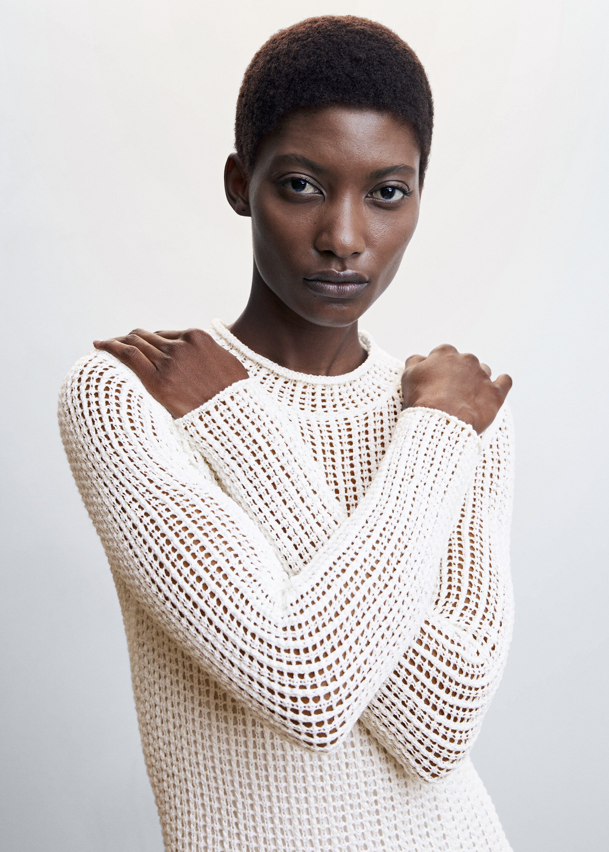 Knit openwork sweater - Details of the article 1