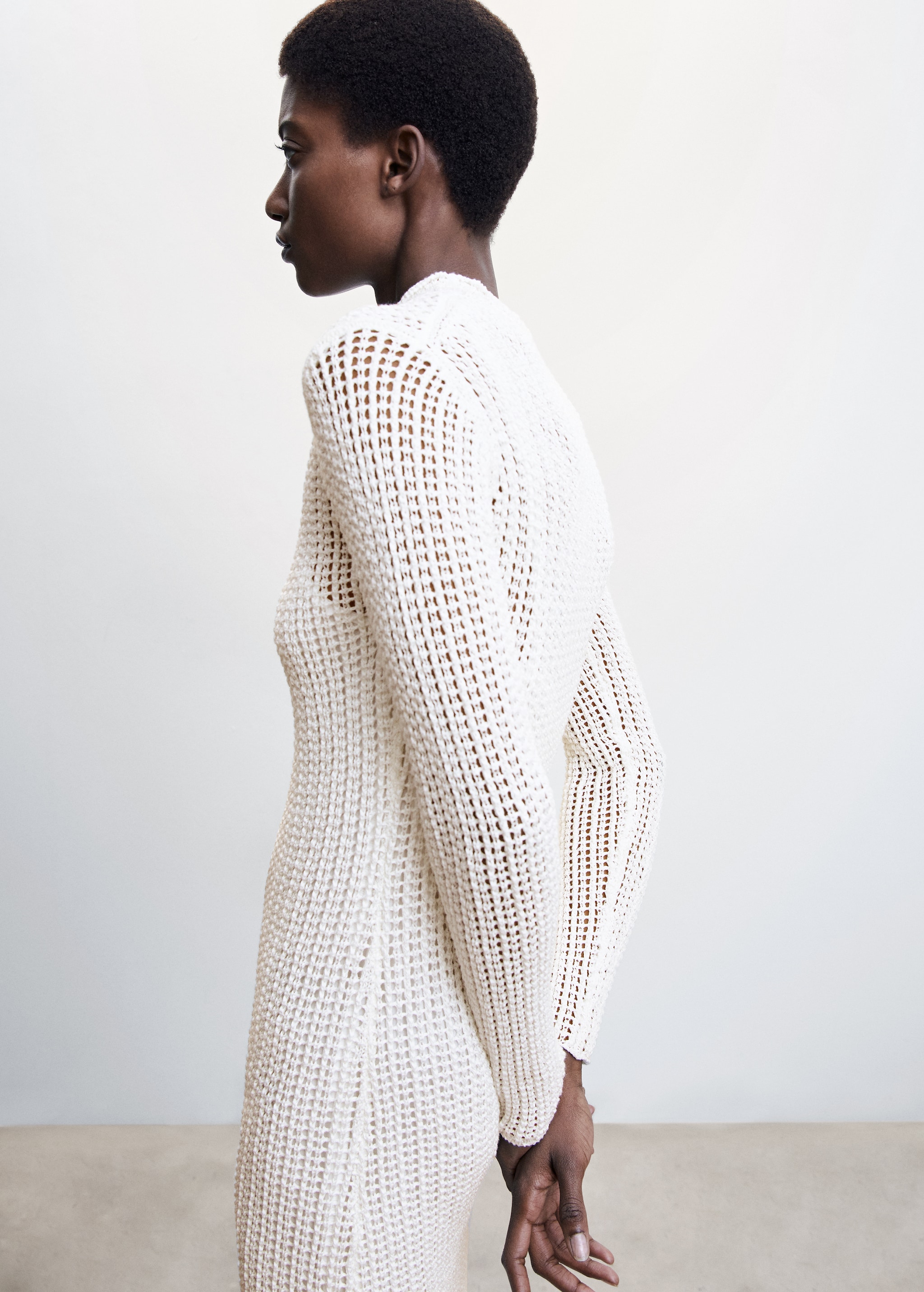 Knit openwork sweater - Details of the article 6