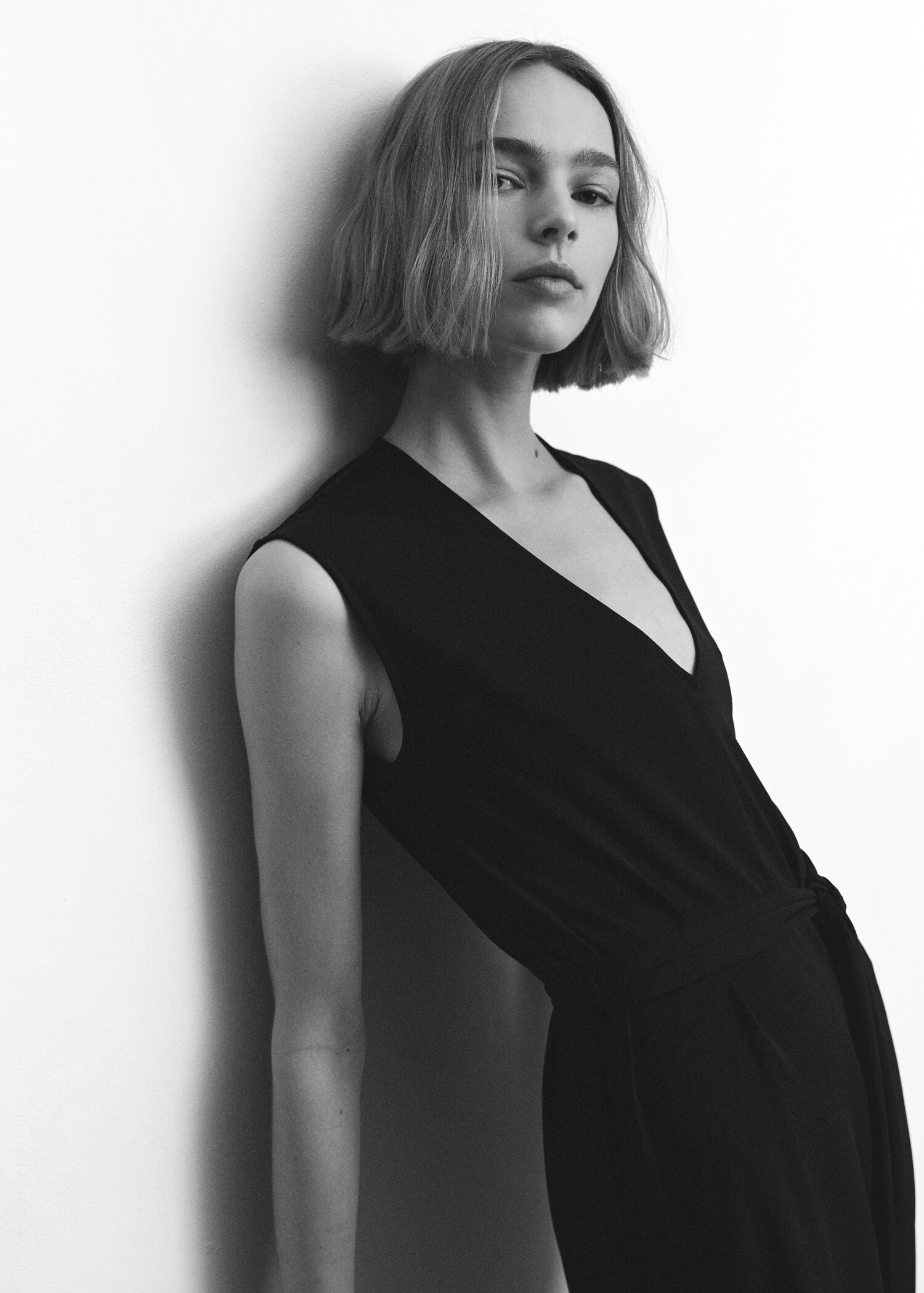 Bow long jumpsuit - Details of the article 4