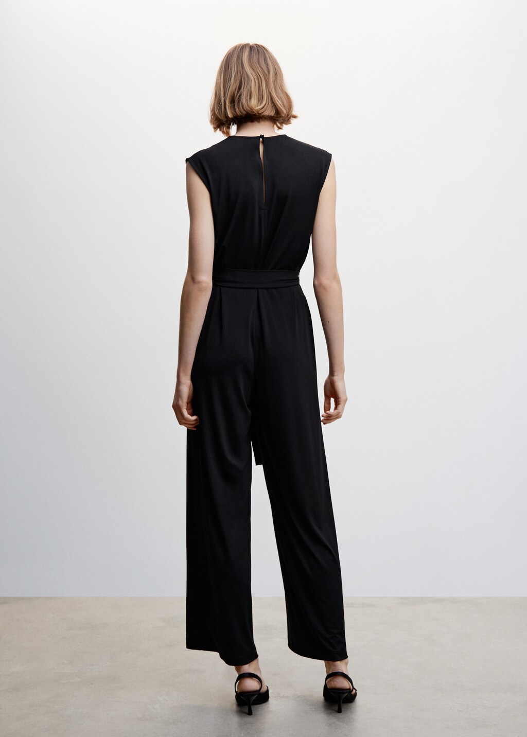 Bow long jumpsuit