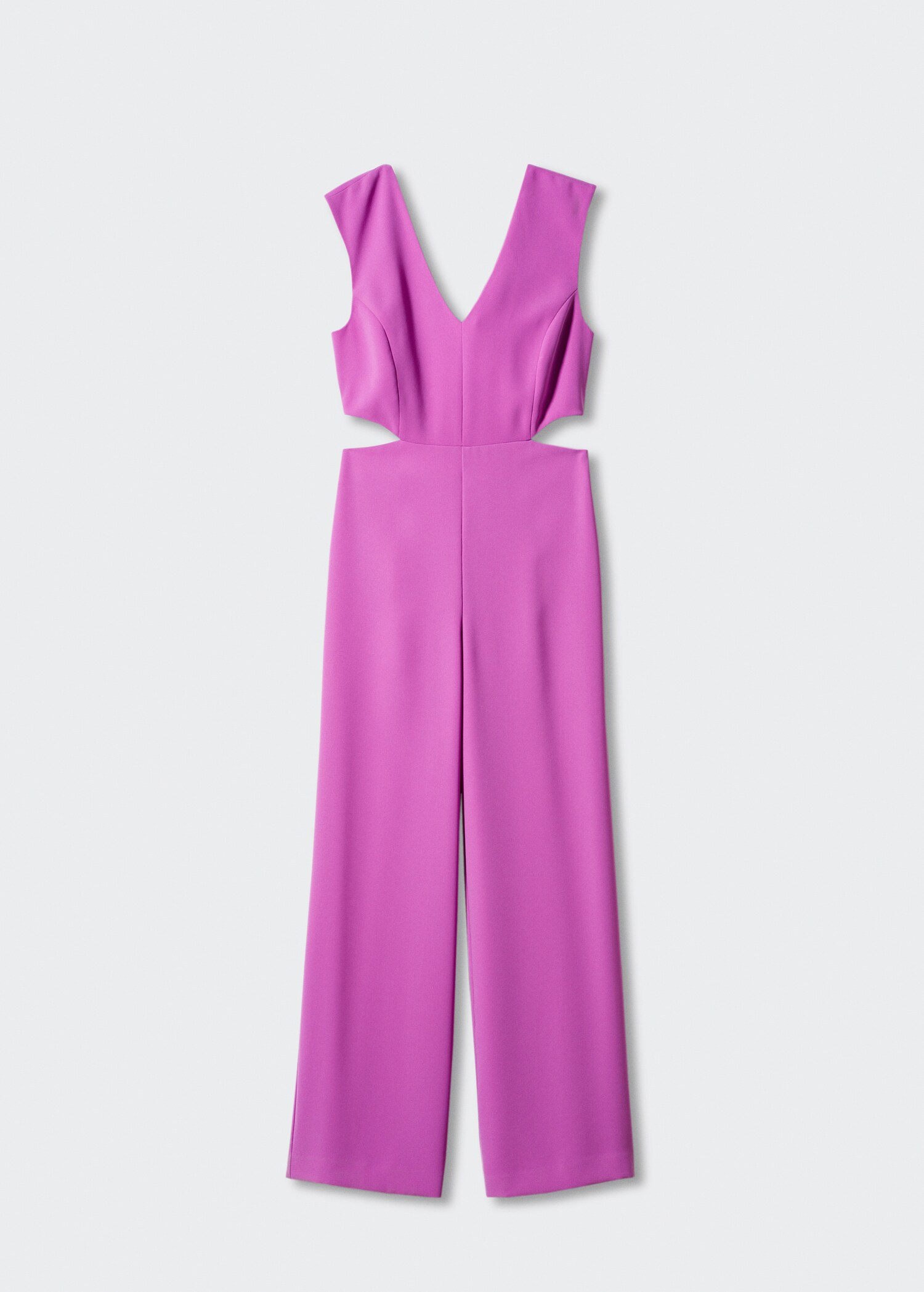 Langer Jumpsuit mit Schlitzen - Artikel ohne Model